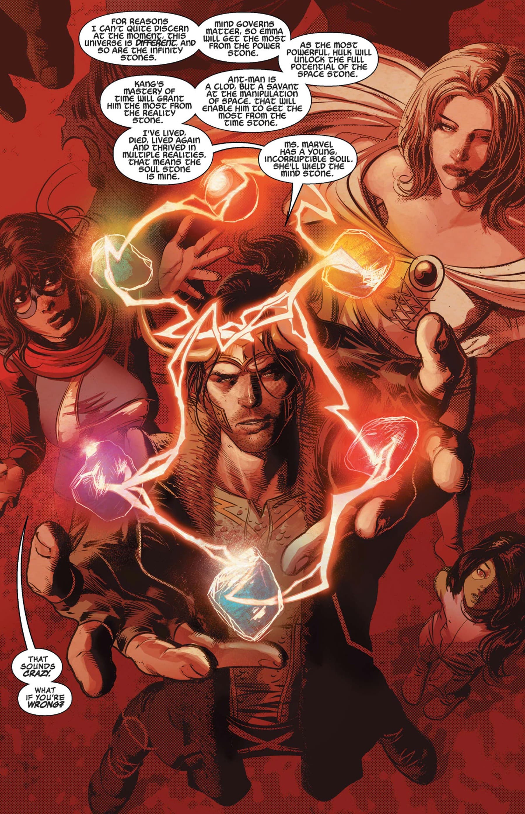 INFINITY WARS (2018) #5 page by Gerry Duggan and Mike Deodato Jr.