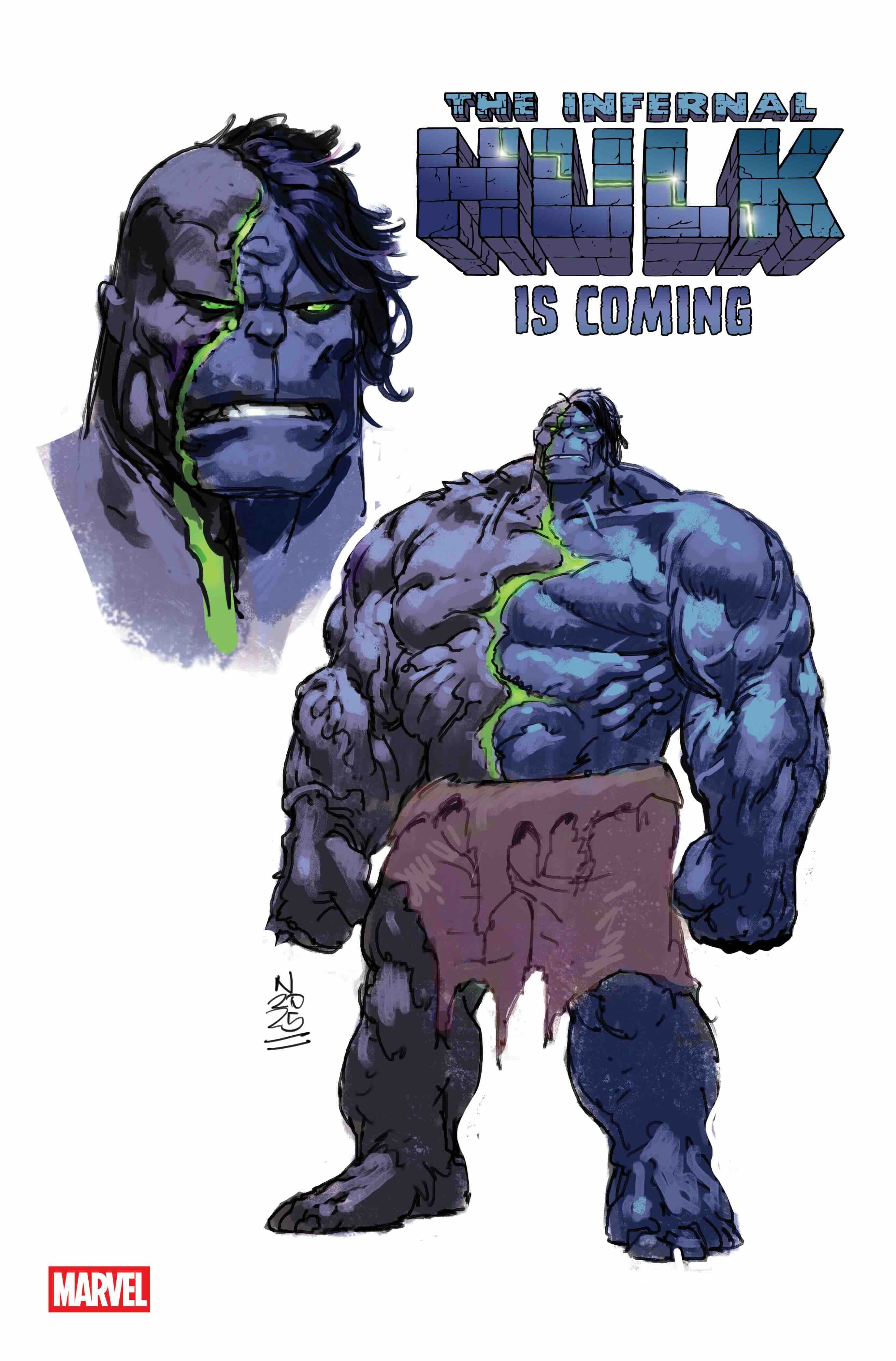 INCREDIBLE HULK (2023) #29 Infernal Hulk Design by Nic Klein