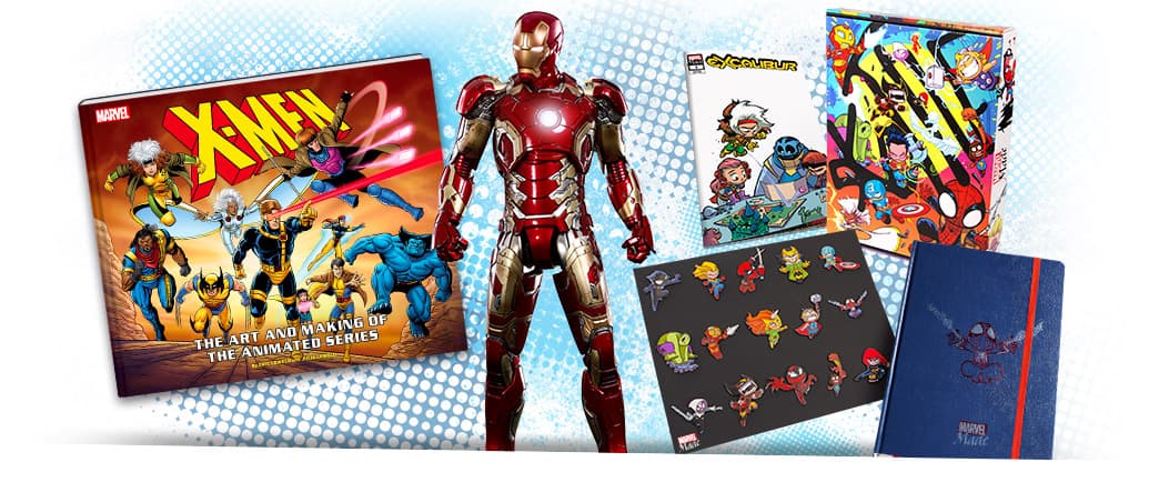 Chances to win special Marvel items and merch! An assortment of Marvel merchandise
