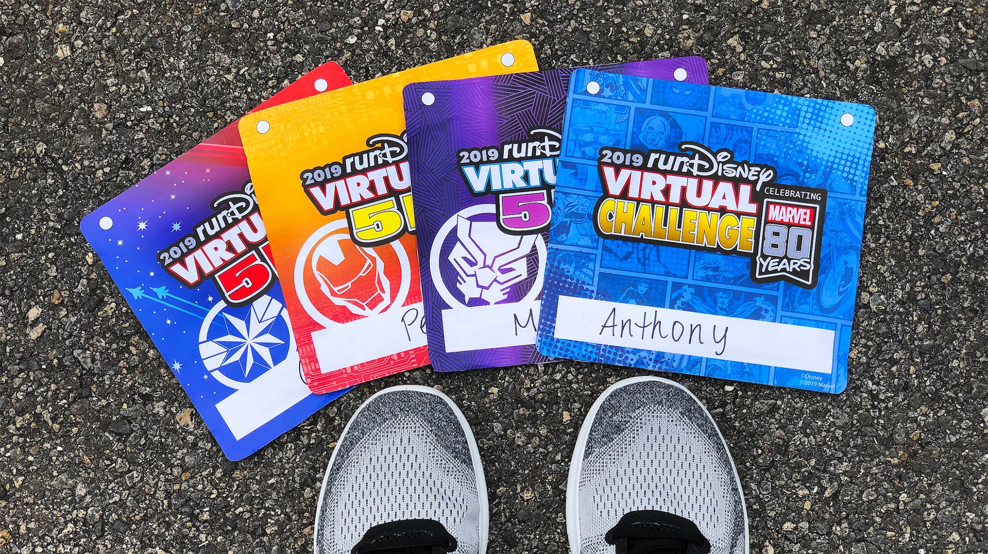 runDisney Virtual Series bibs