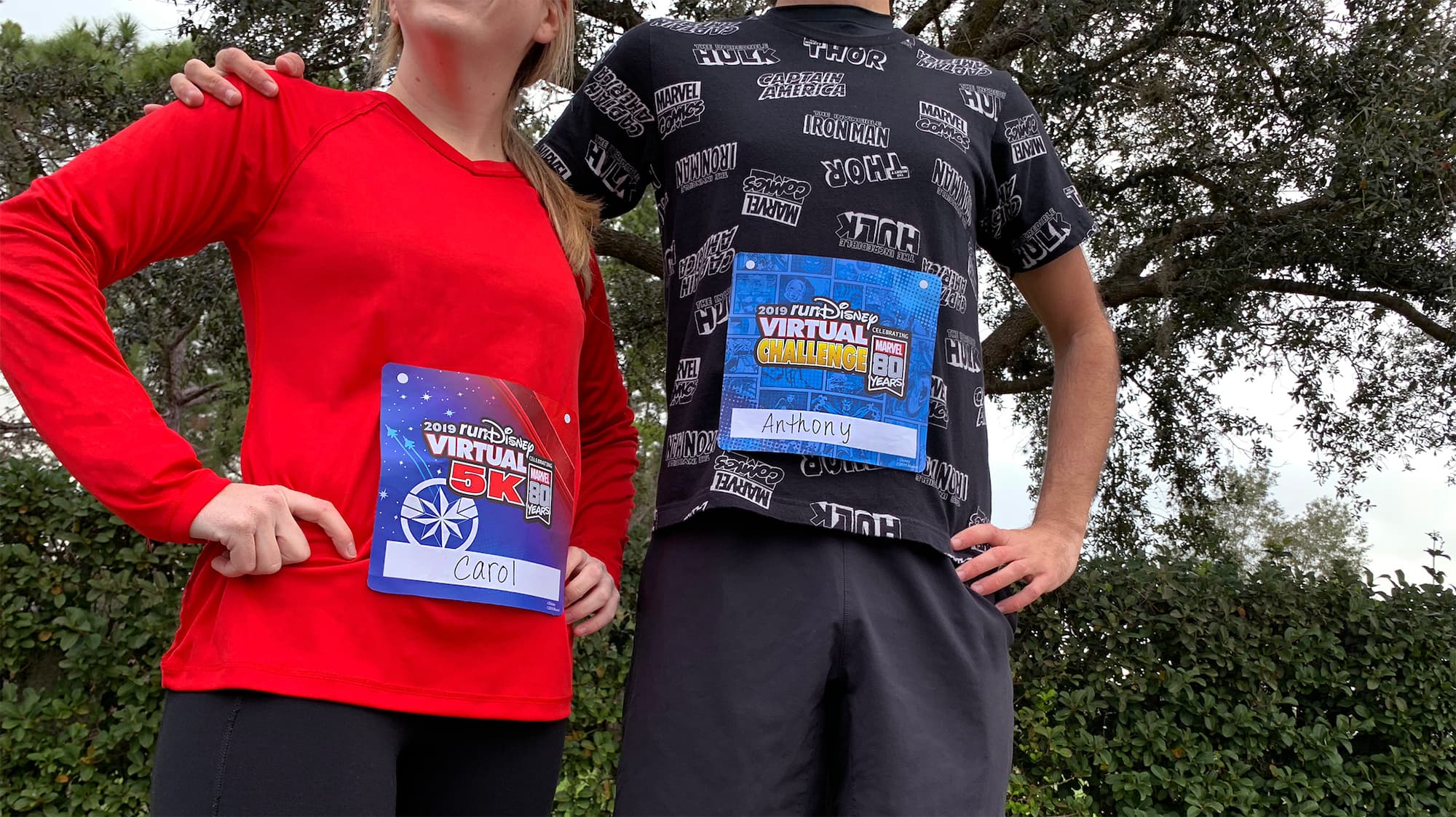 runDisney Virtual Series bibs
