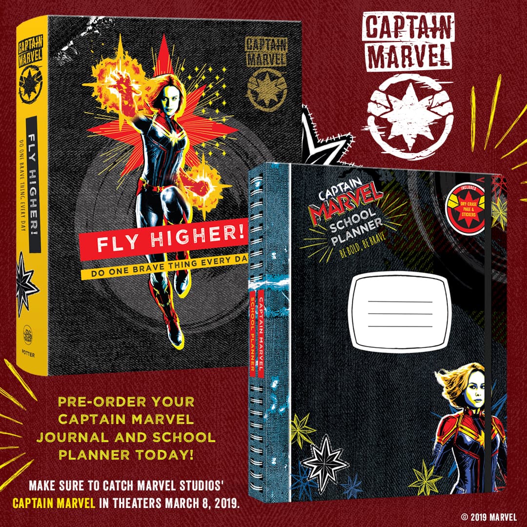 Captain Marvel inspiration journal