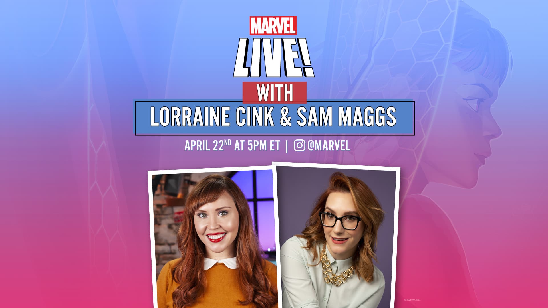 Sam Maggs Marvel Live Instagram