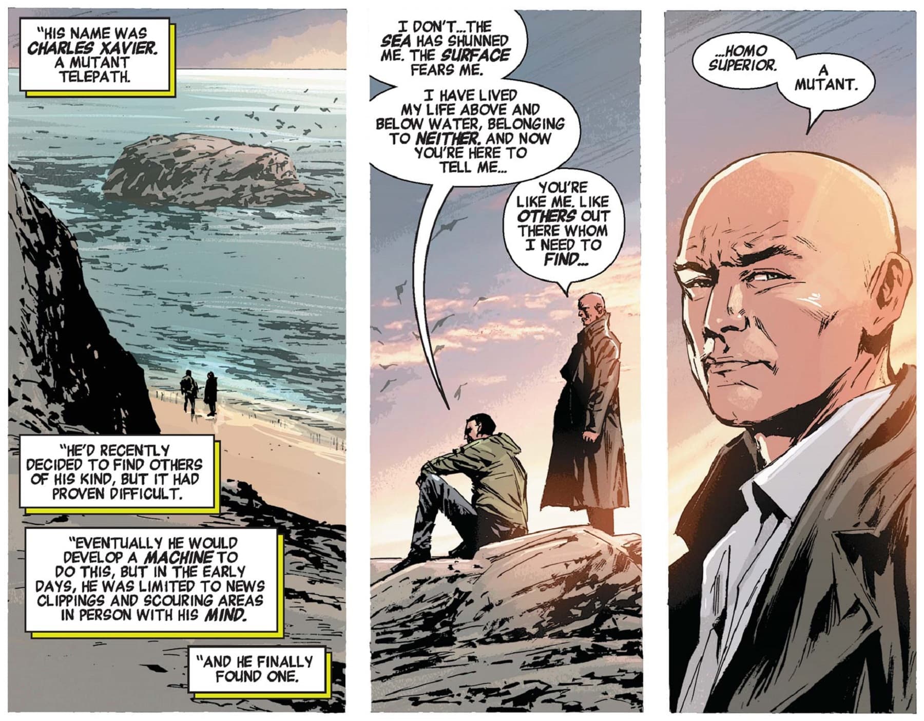 Meeting Professor X in INVADERS (2019) #4.