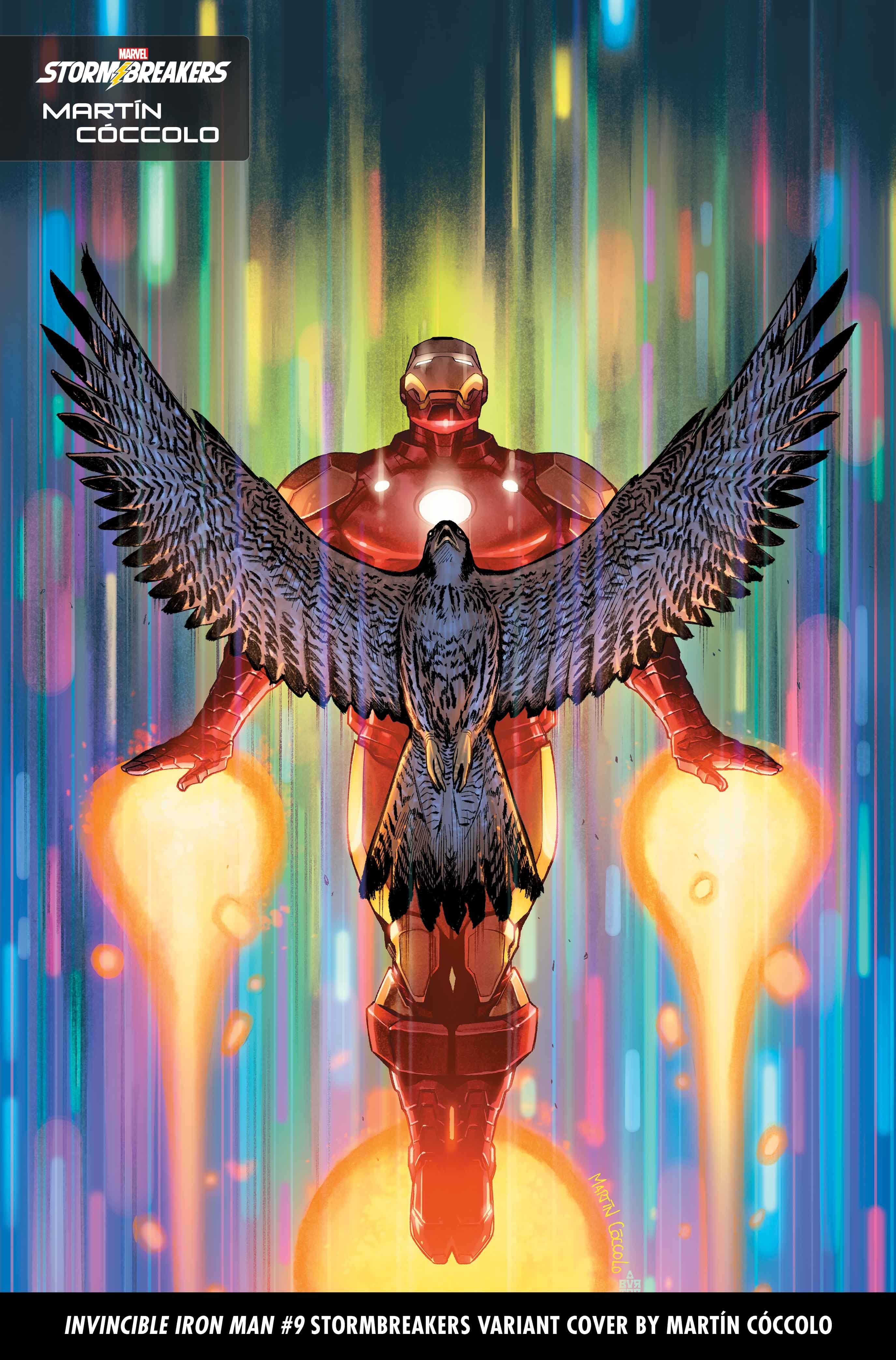 INVINCIBLE IRON MAN #9 Stormbreakers Variant by Martín Cóccolo