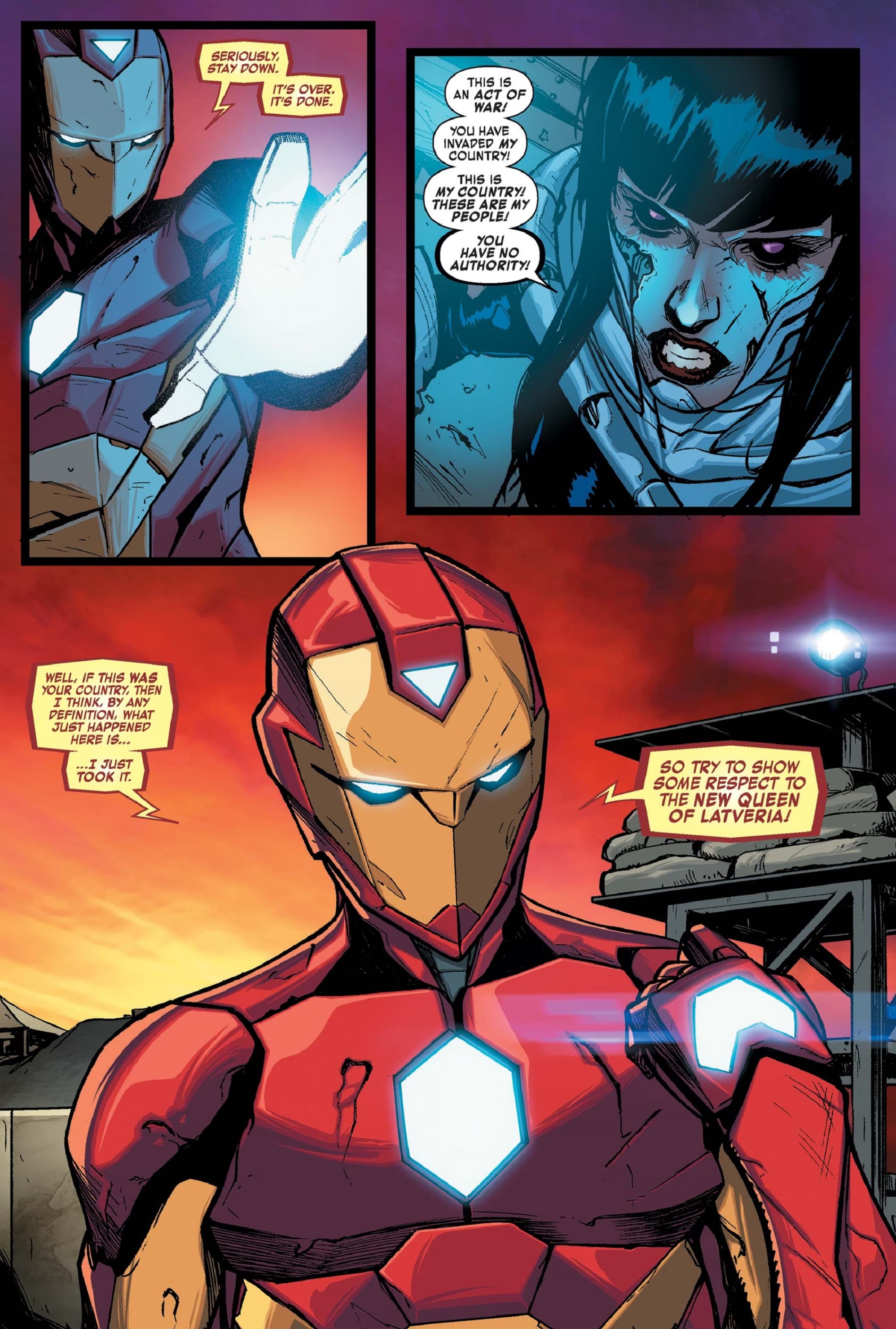 Ironheart is the new queen of Latveria!