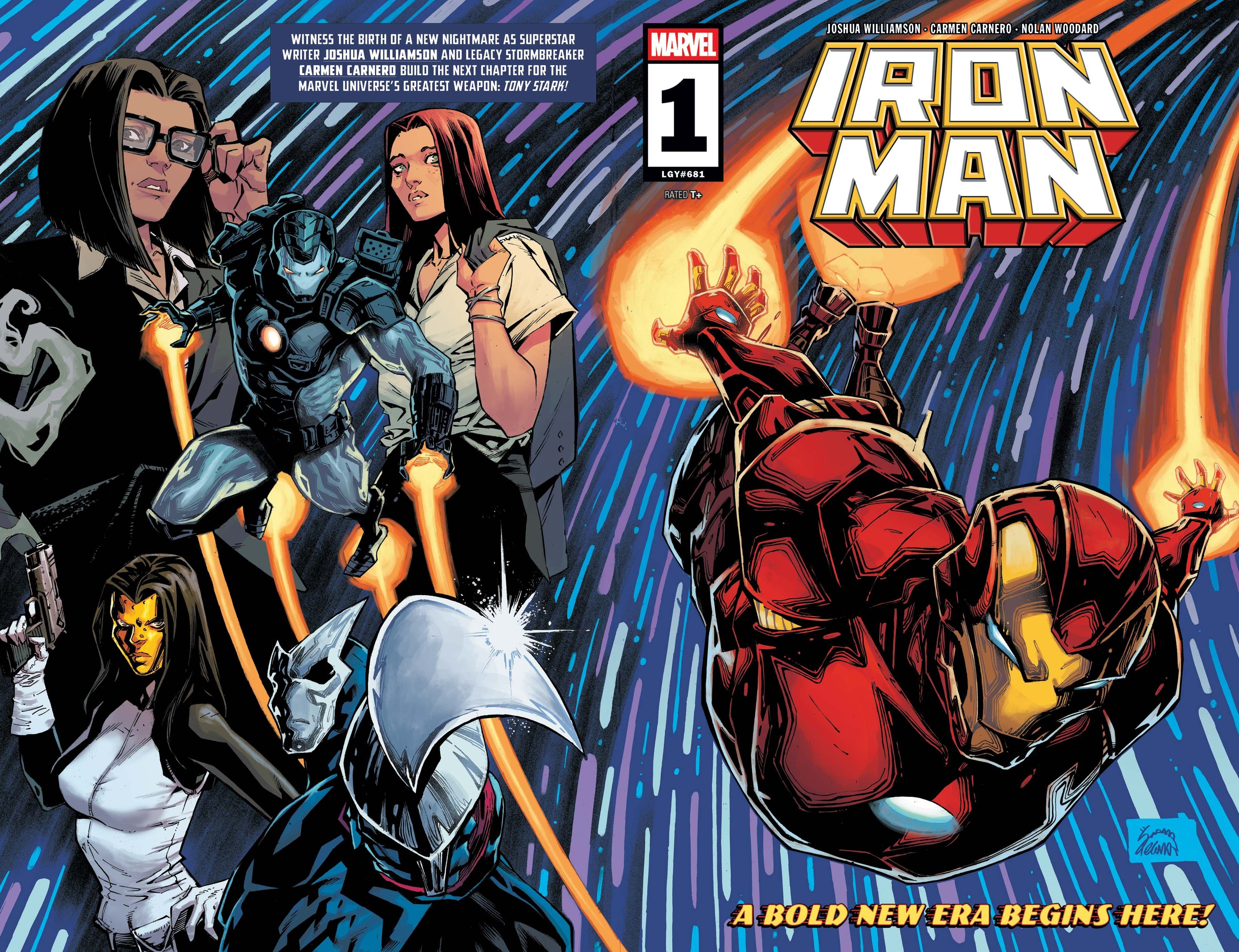 IRON MAN (2026) #1 cover by Ryan Stegman