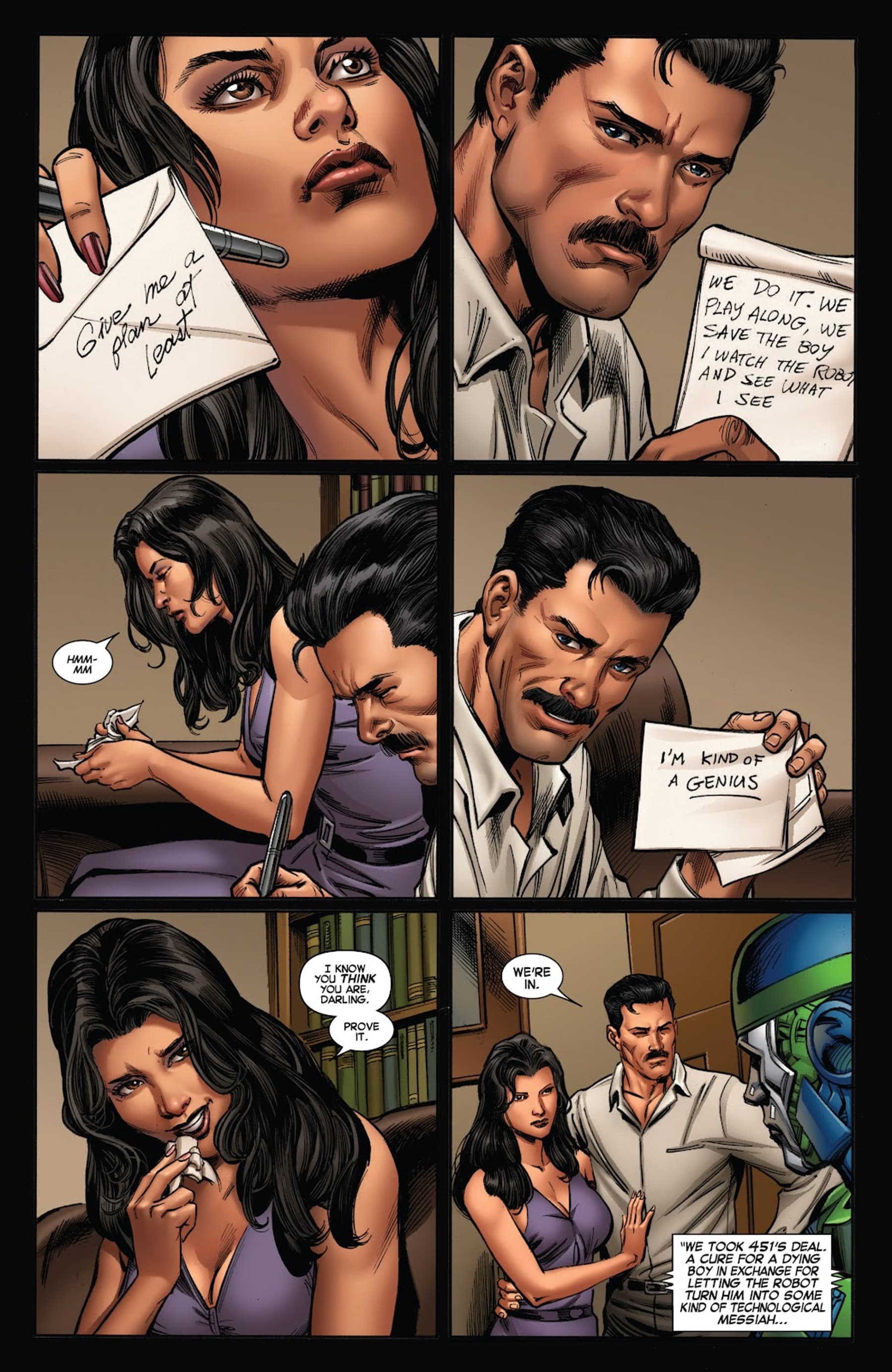 IRON MAN (2012) #17 page by Kieron Gillen and Carlo Pagulayan