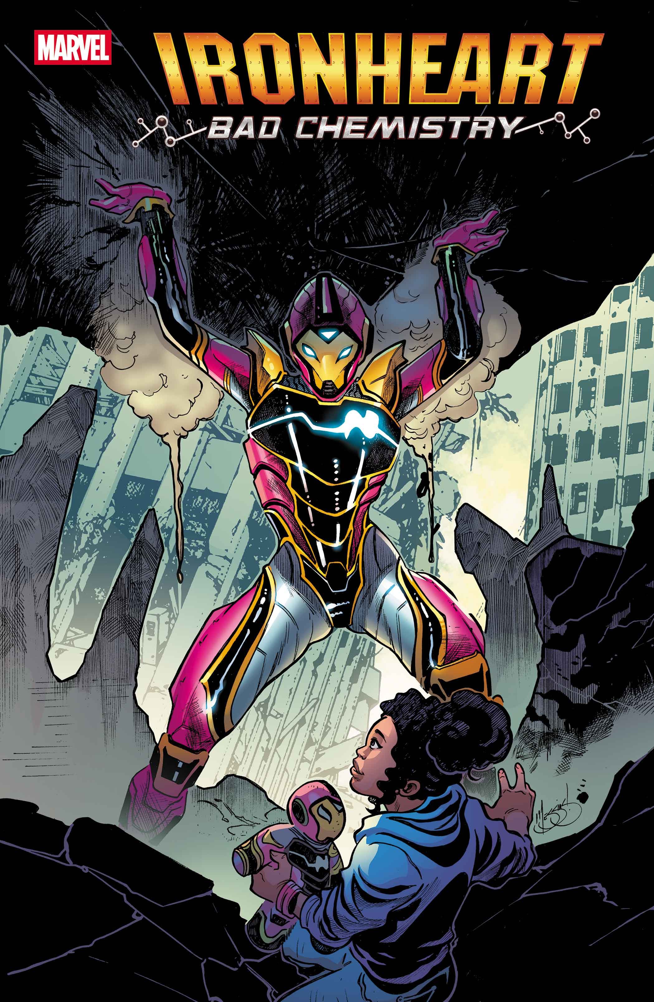 IRONHEART: BAD CHEMISTRY #1 Cover by EDER MESSIAS