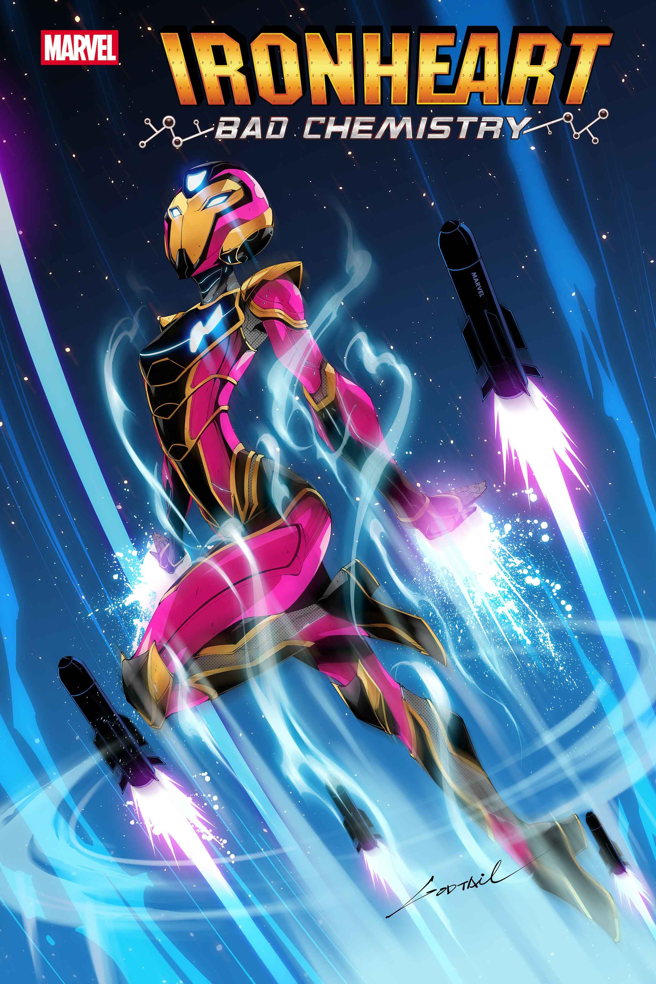 IRONHEART: BAD CHEMISTRY #1 Variant Cover by GODTAIL