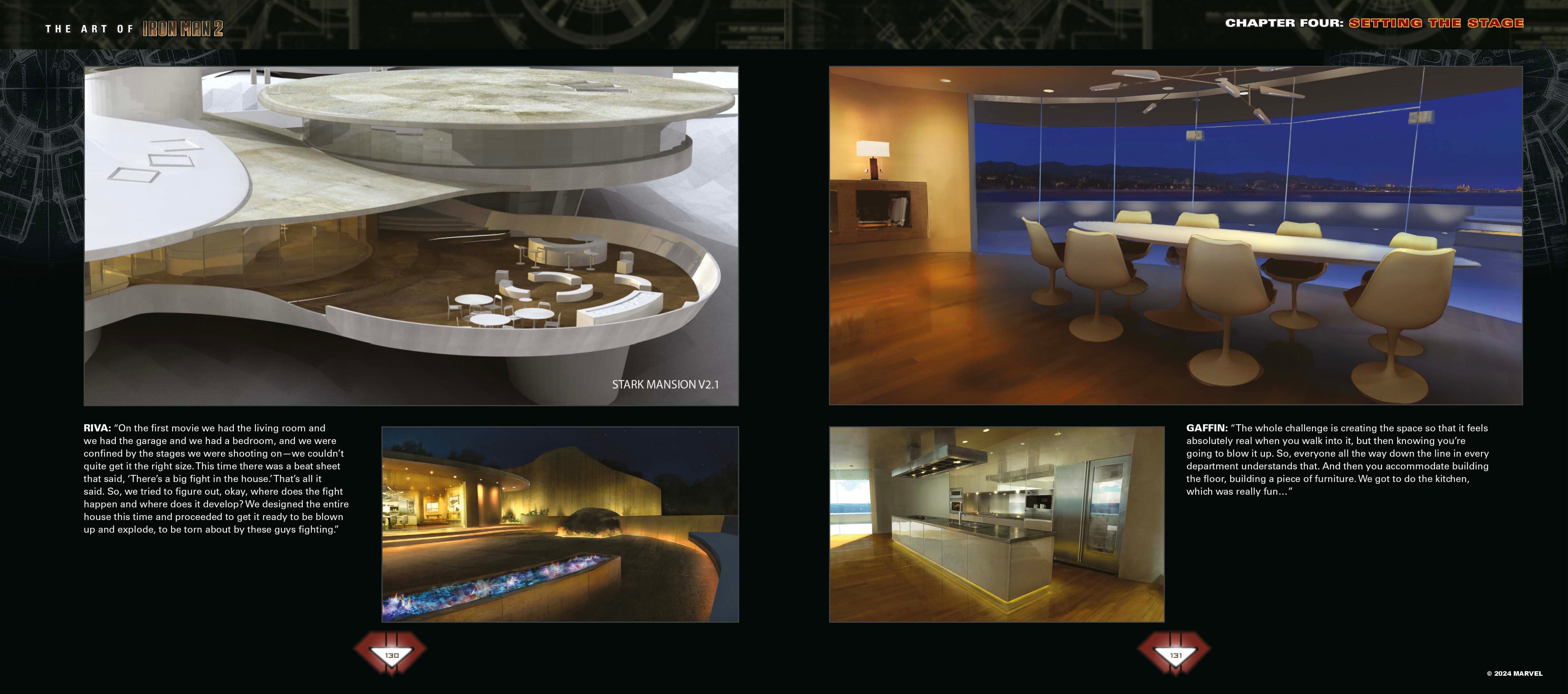 'Marvel Studios' The Infinity Saga – Iron Man 2: The Art of the Movie' interior page