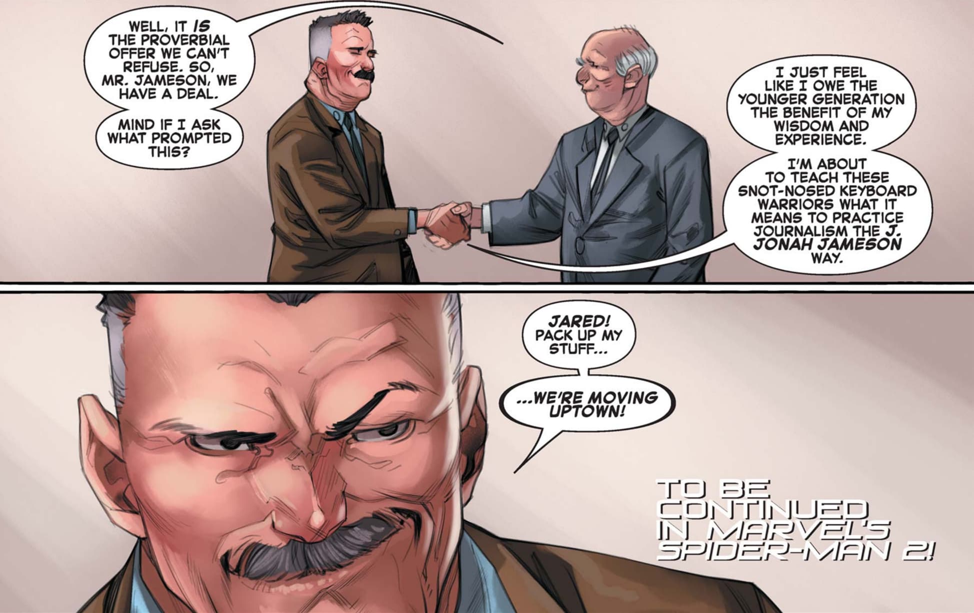 MARVEL'S SPIDER-MAN 2 (2023) #1 J. Jonah Jameson