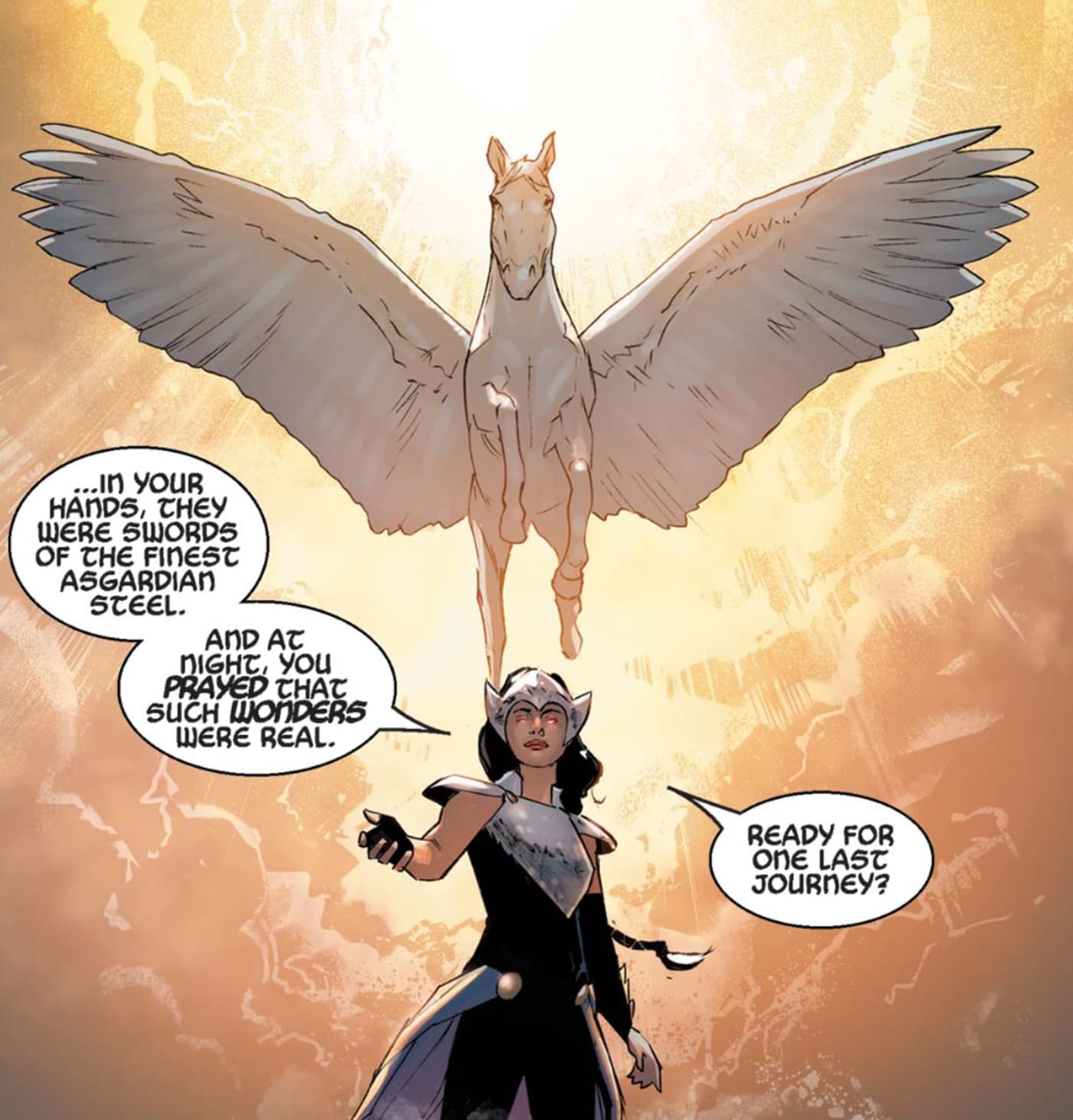 JANE FOSTER & THE MIGHTY THOR (2022) #1 artwork by Michael Dowling and Jesus Aburto