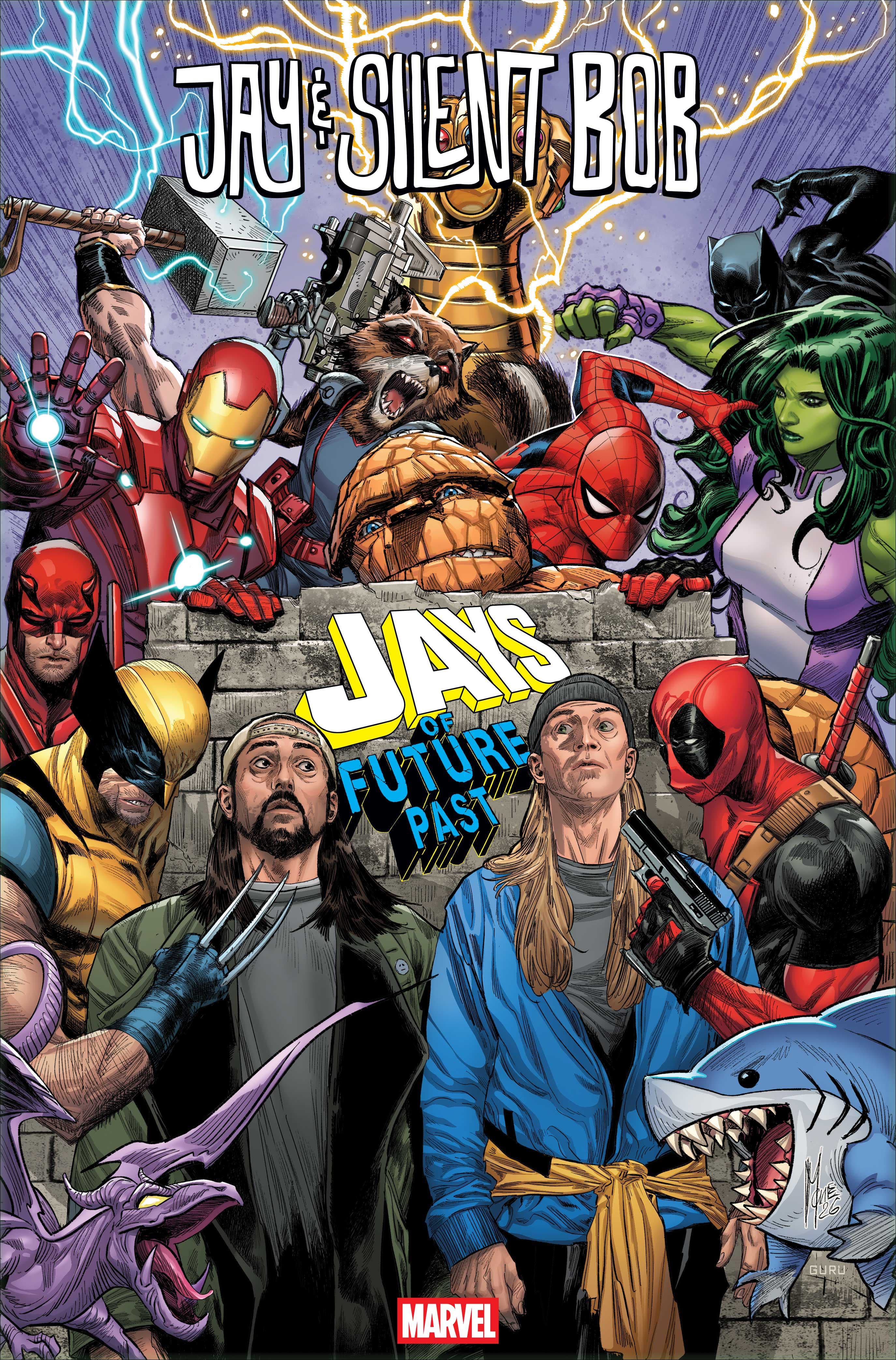 JAY & SILENT BOB: JAYS OF FUTURE PAST #1 Cover by MARCO CHECCHETTO