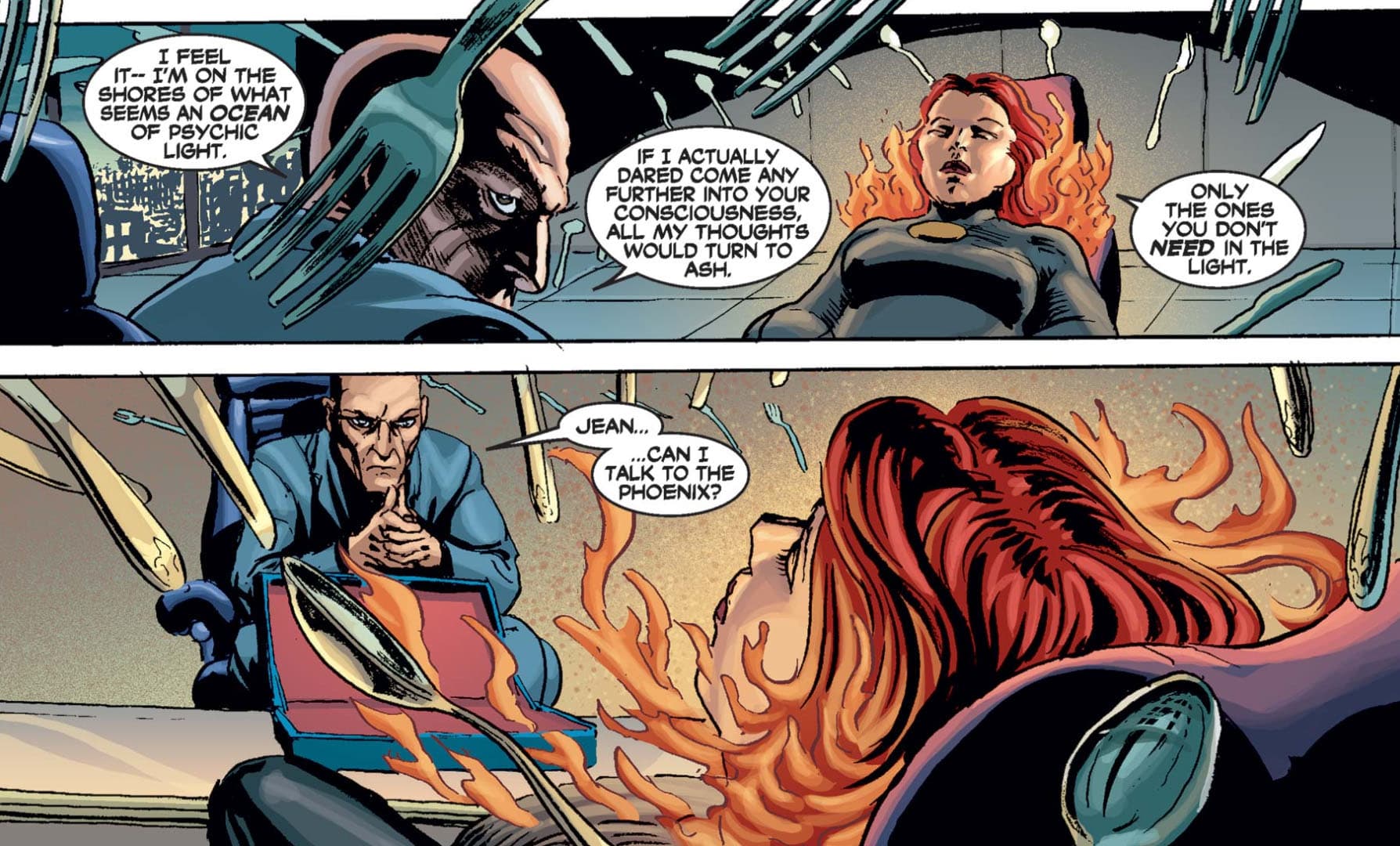 Jean Grey and Professor X