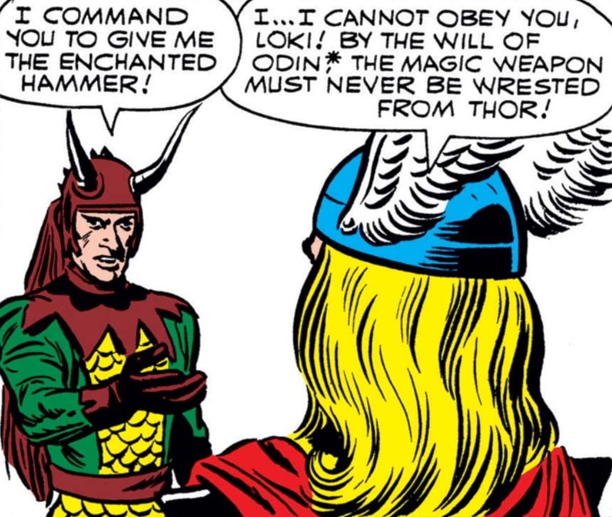 JOURNEY INTO MYSTERY (1952) #85 panel by Larry Lieber, Stan Lee, and Jack Kirby