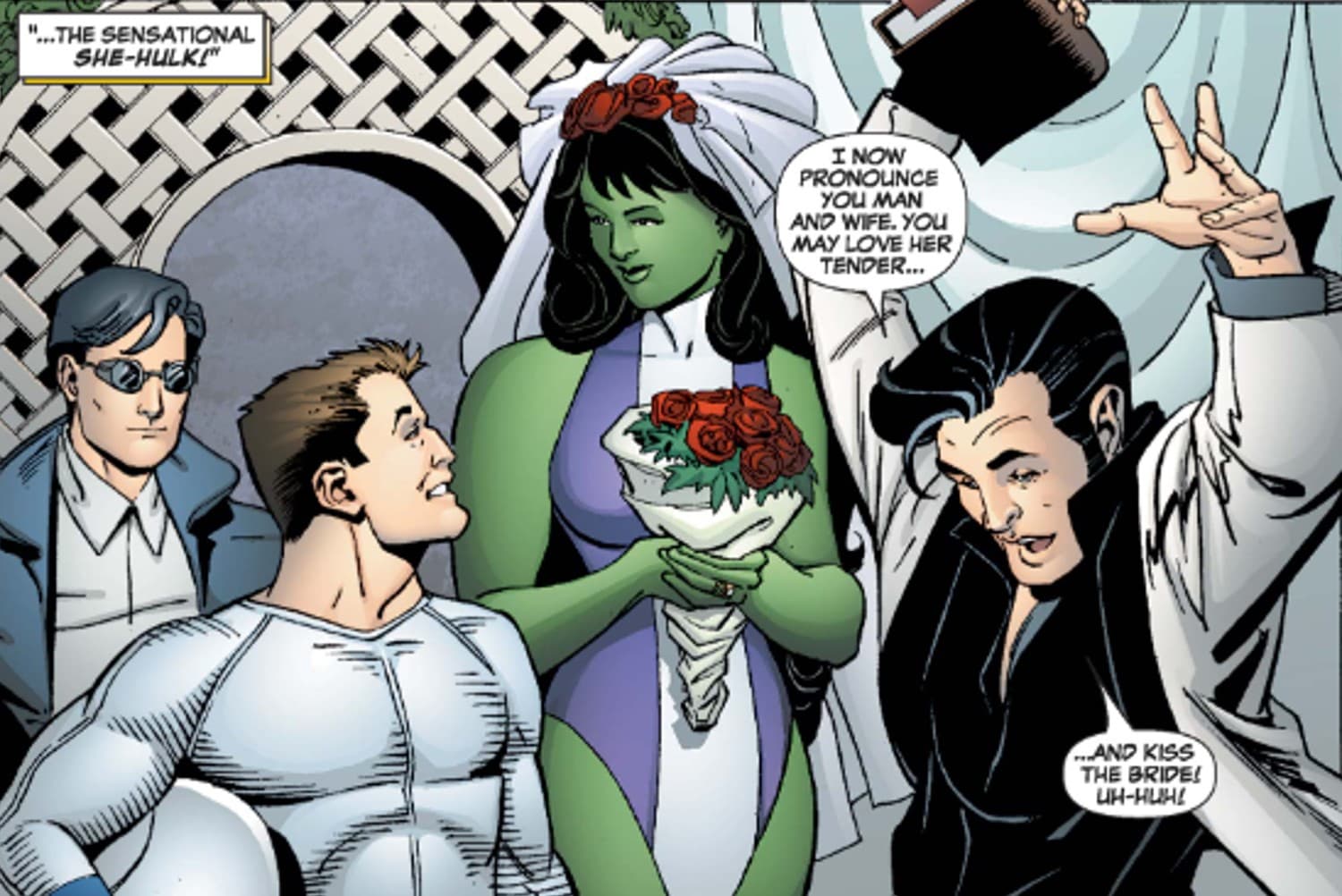 SHE-HULK (2005) #9 panel by Dan Slott and Paul Smith
