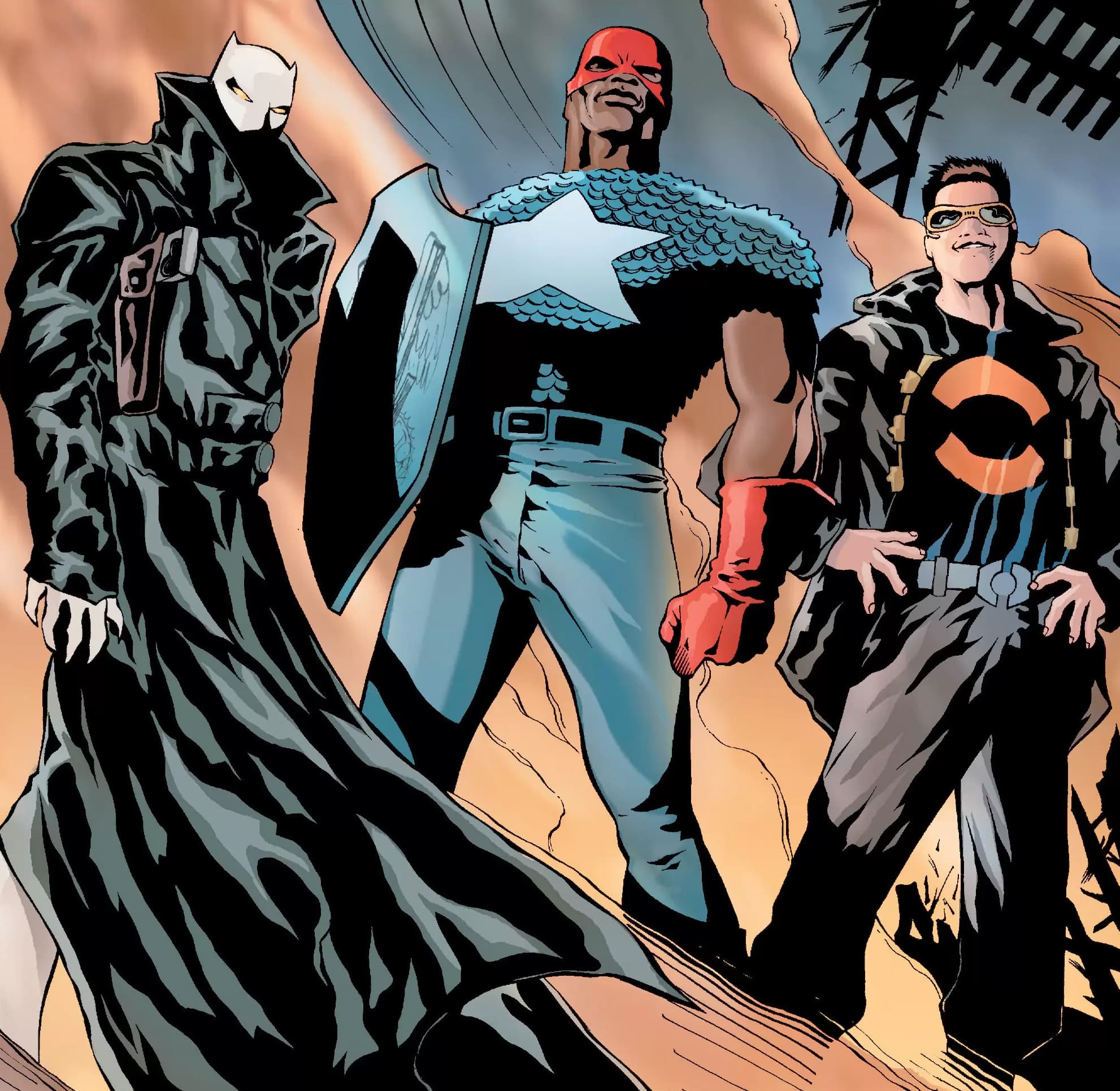 THE CREW (2003) #7 artwork by Joe Bennett, Crimelab Studios, Rich Perotta, and Avalon Studios