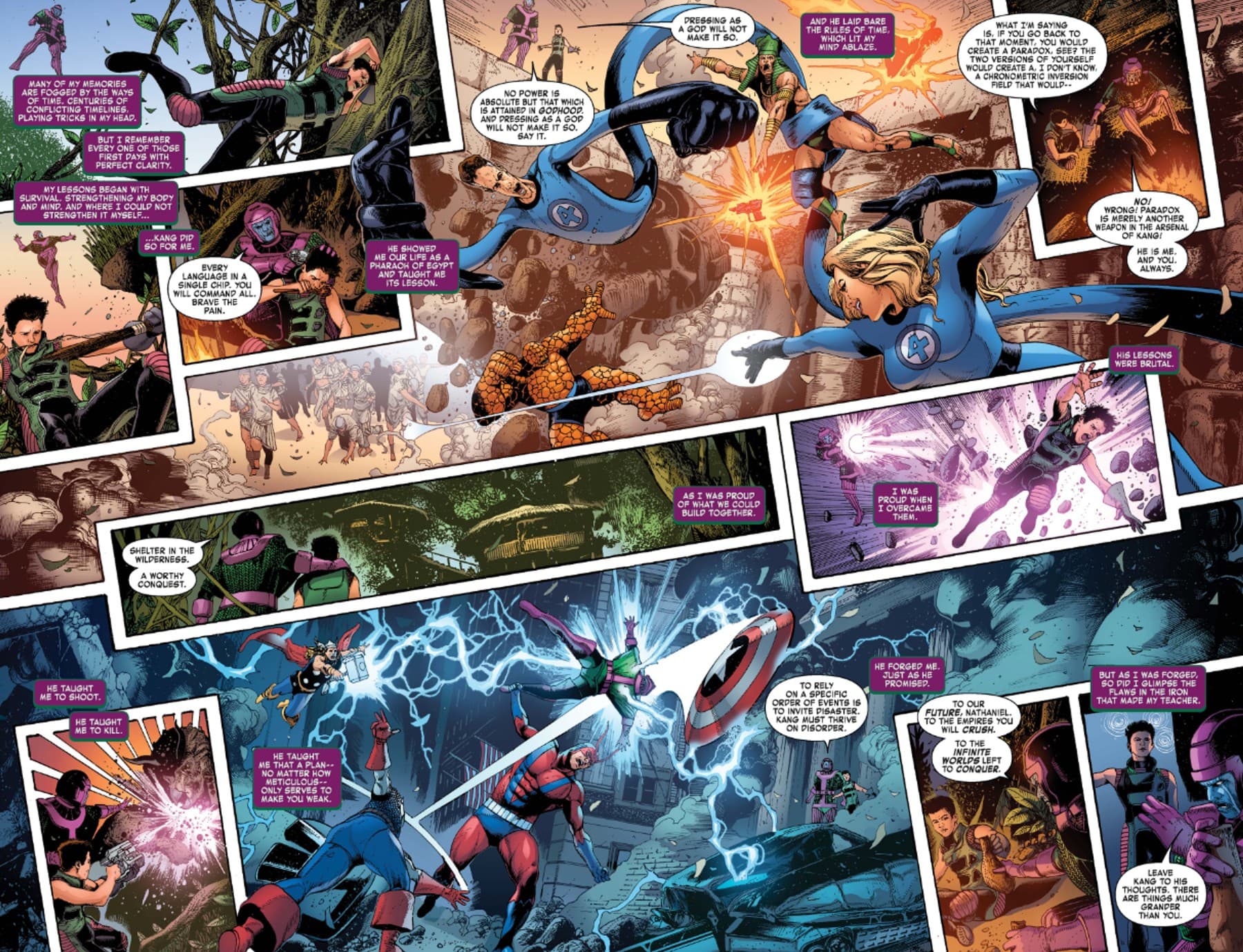 KANG THE CONQUEROR (2021) #1 page by Collin Kelly, Jackson Lanzing, Carlos Magno, and Joe Caramagna