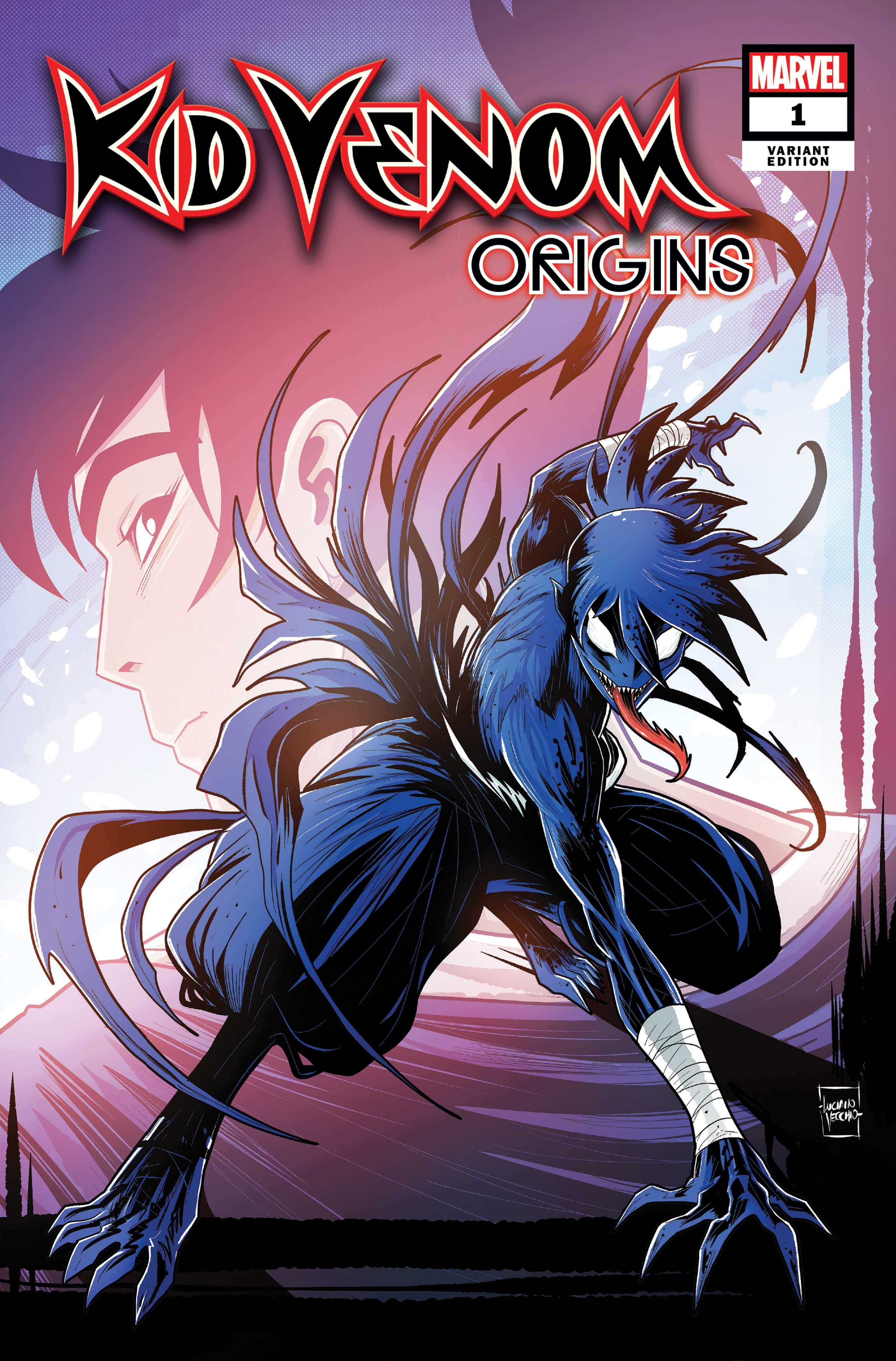 KID VENOM: ORIGINS (2024) #1; Surprise Variant Cover by Luciano Vecchio