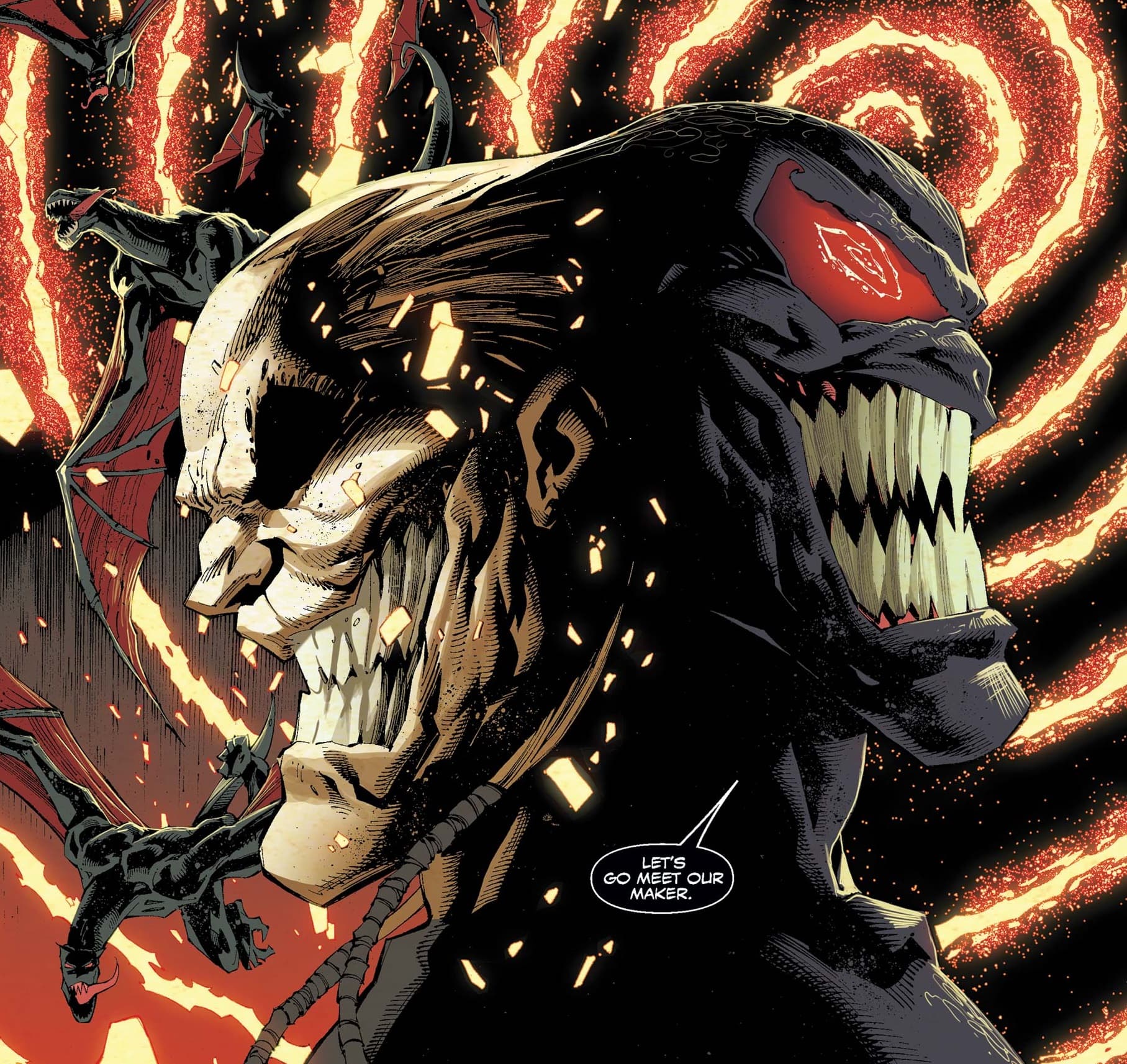Venom's bond with Knull revealed.