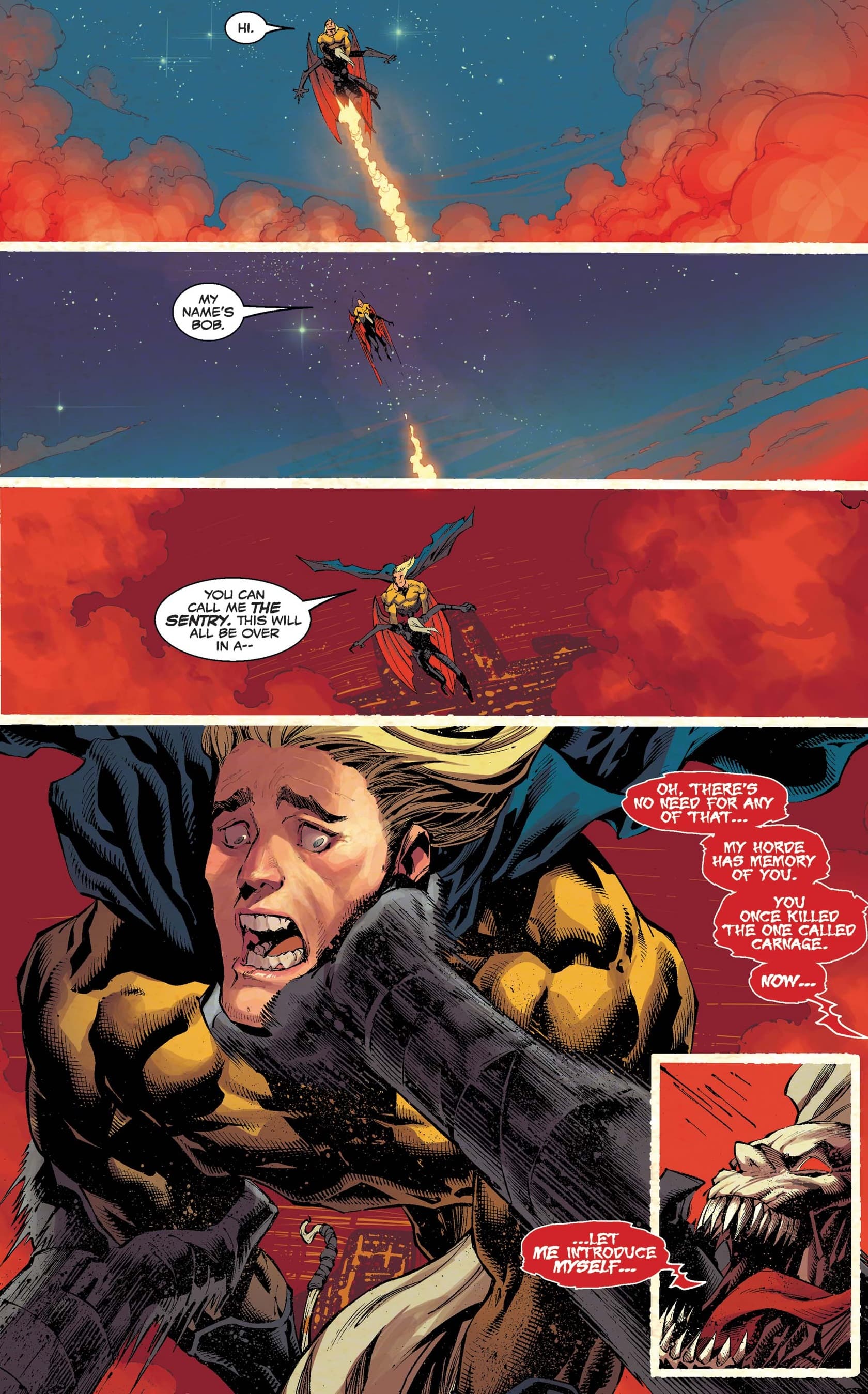 Sentry versus Knull!