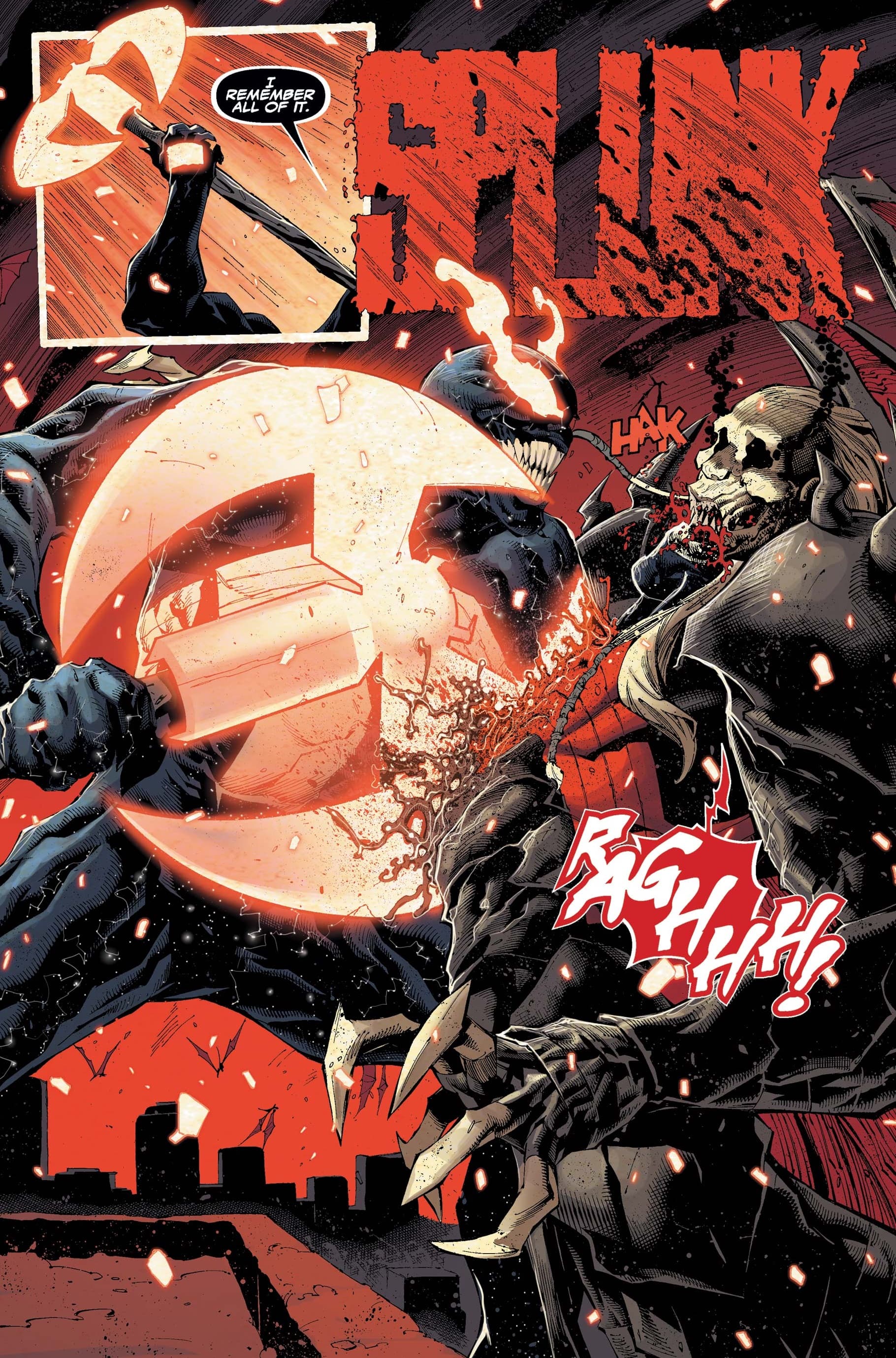 Venom versus Knull.