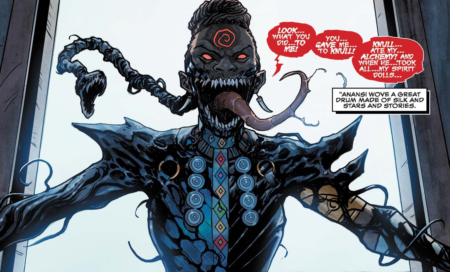 Shuri falls to Knull's influence.