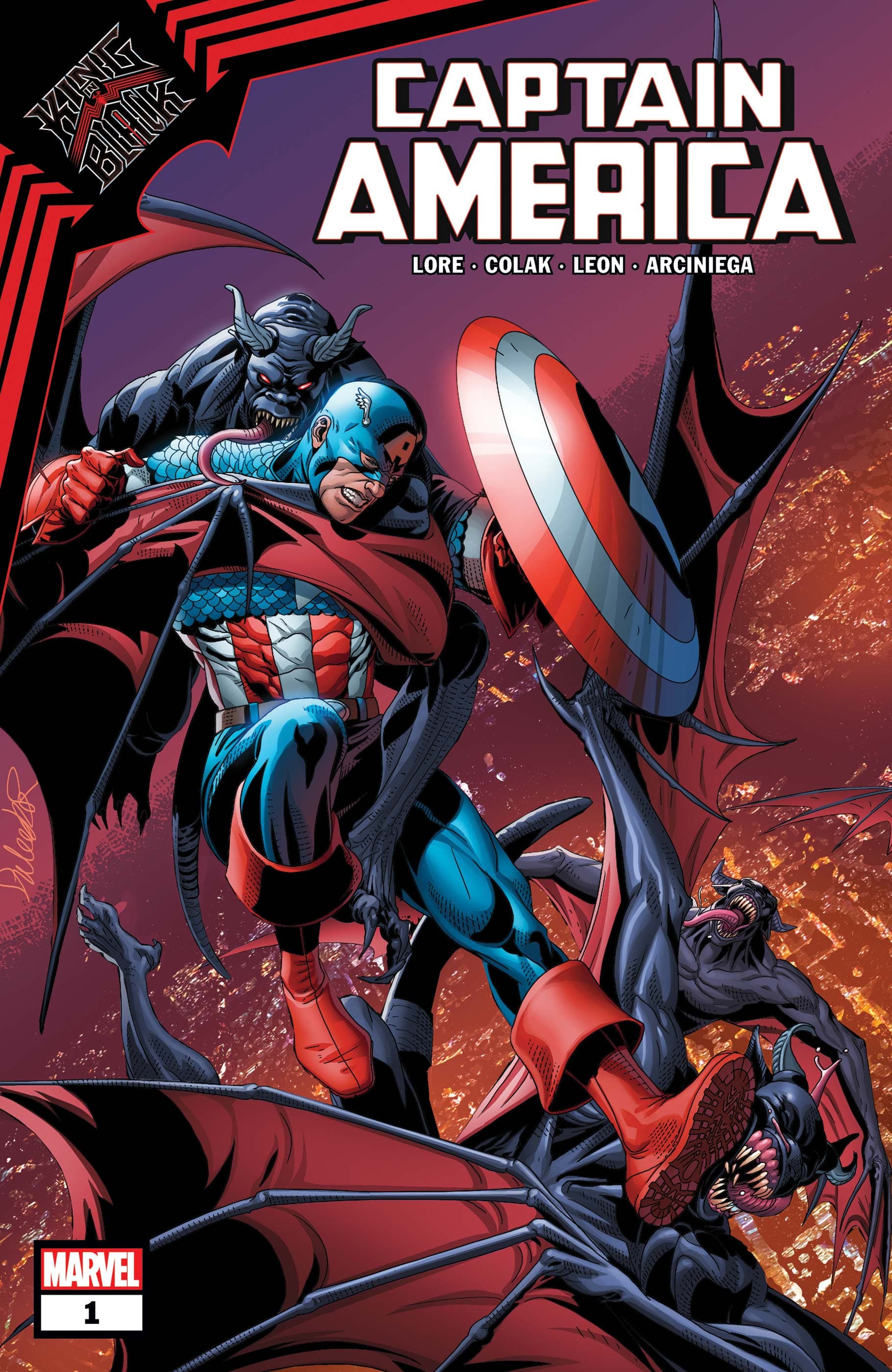 KING IN BLACK: CAPTAIN AMERICA (2021) #1