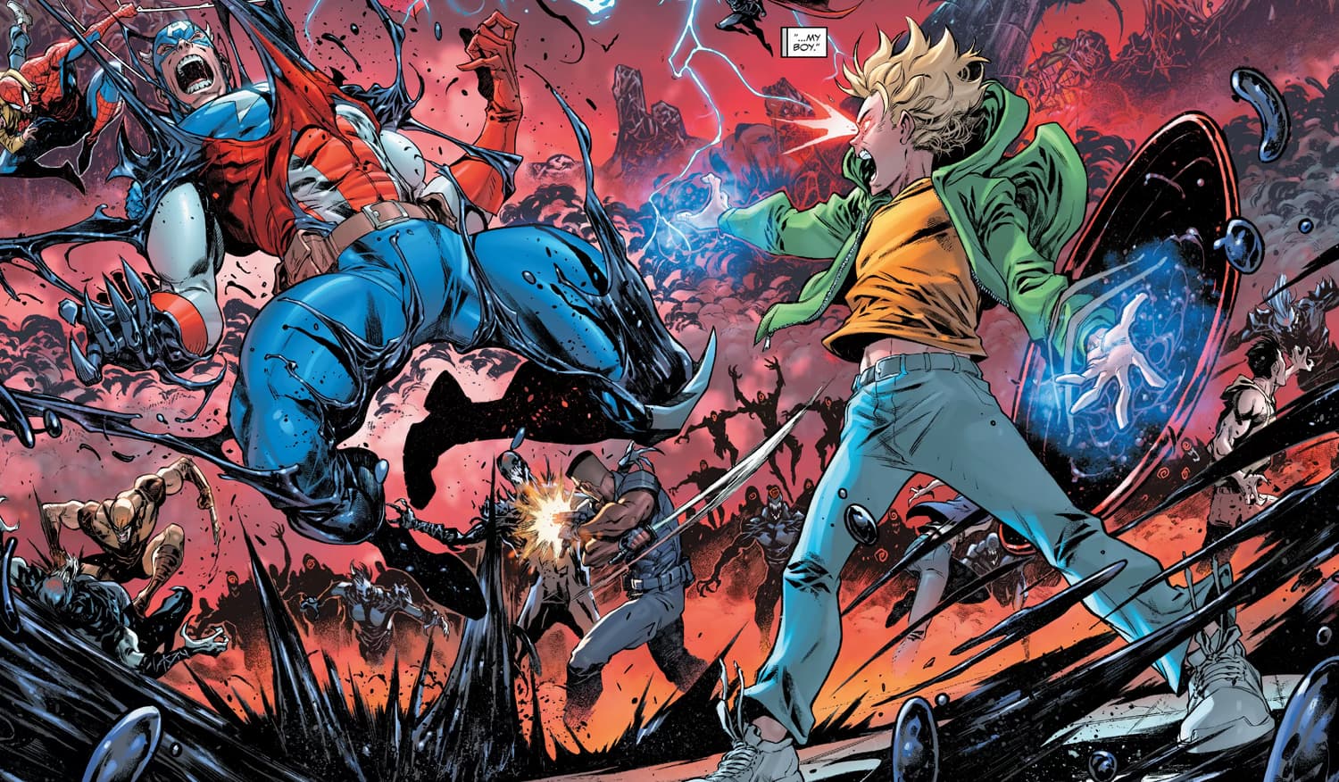 VENOM (2018) #33 artwork by Iban Coello and Jesus Aburtov