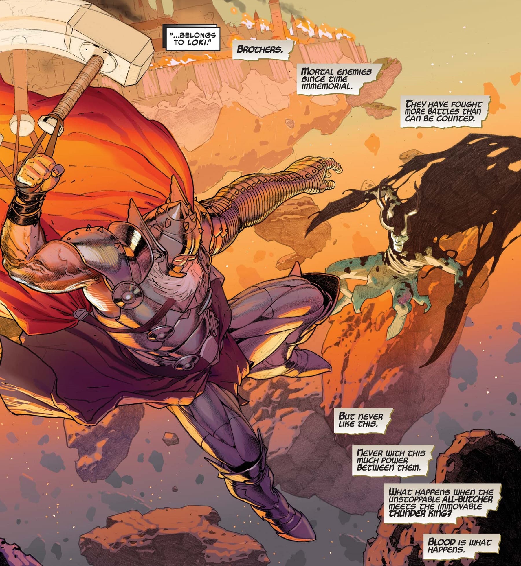 King Thor versus King Loki of the future!