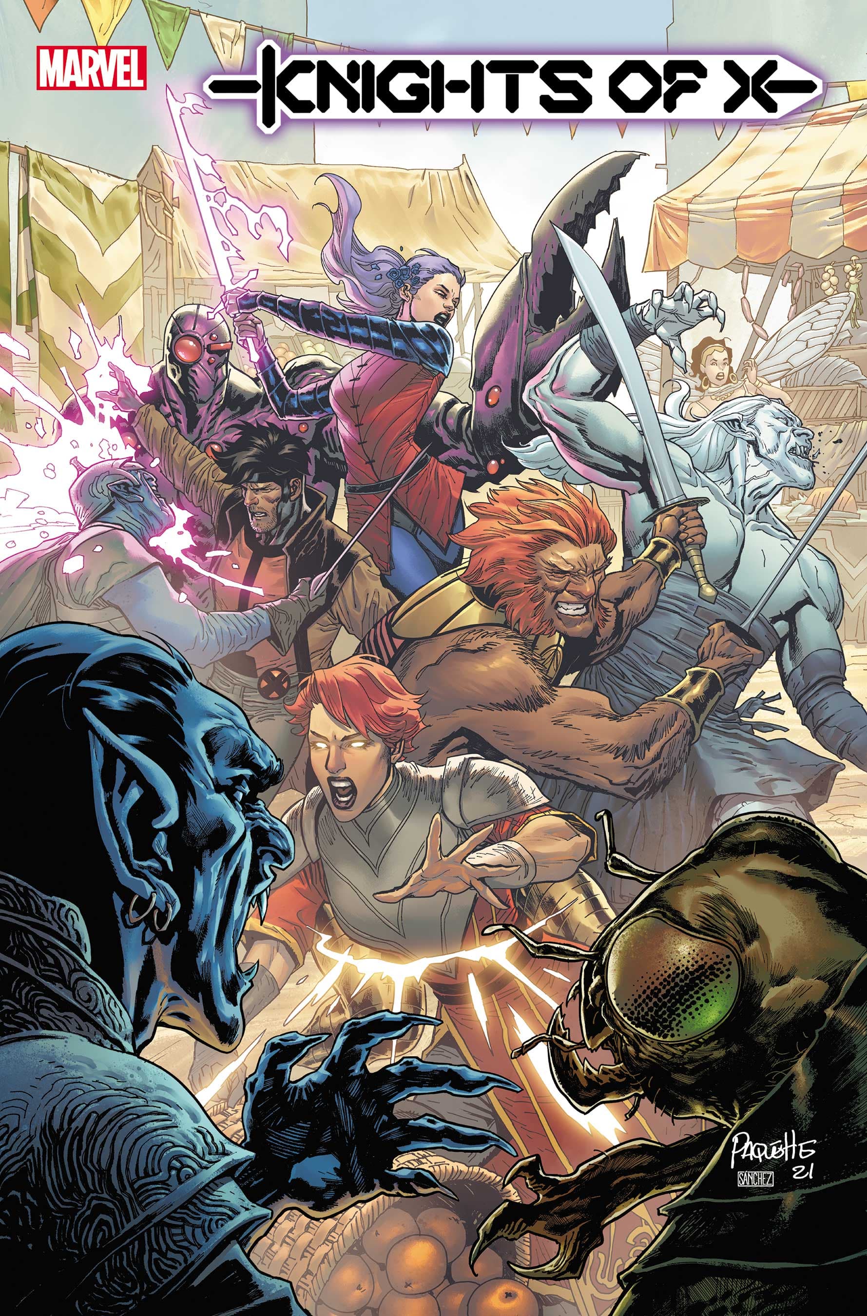 KNIGHTS OF X #2 - Cover by YANICK PAQUETTE
