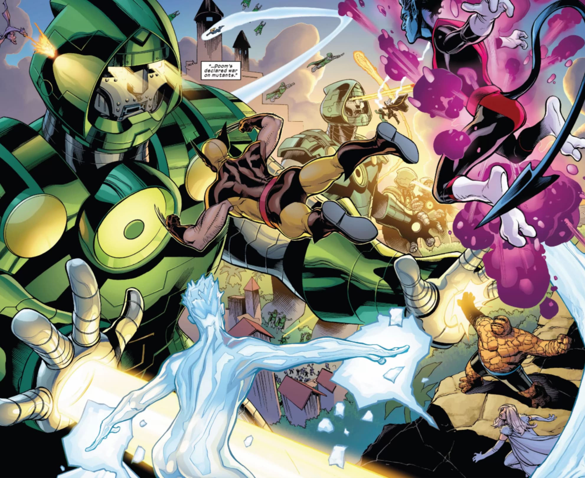 X-MEN/FANTASTIC FOUR (2020) #4 artwork by Terry Dodson, Rachel Dodson, Mike Getty, and Laura Martin