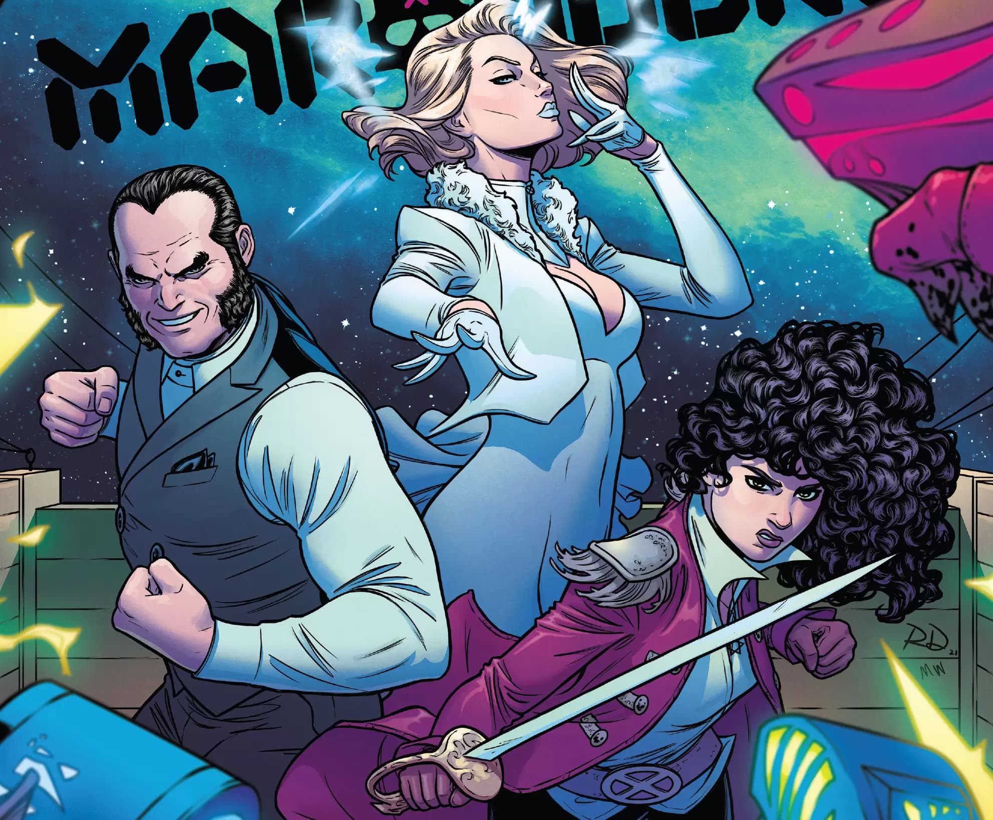 MARAUDERS (2019) #24 cover by Russell Dauterman and Matthew Wilson