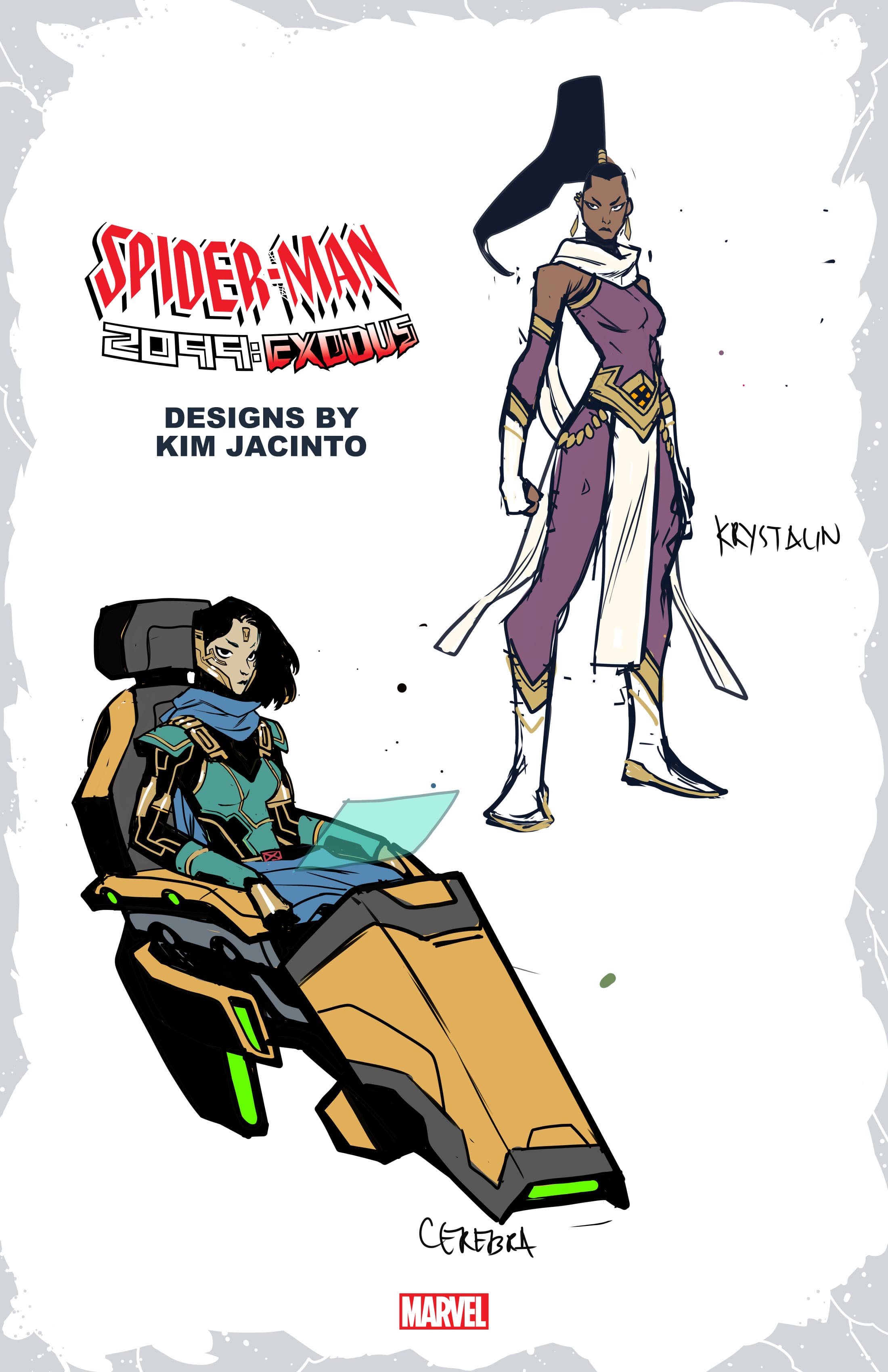 Krystalin and Cerebra 2099 design by KIM JACINTO