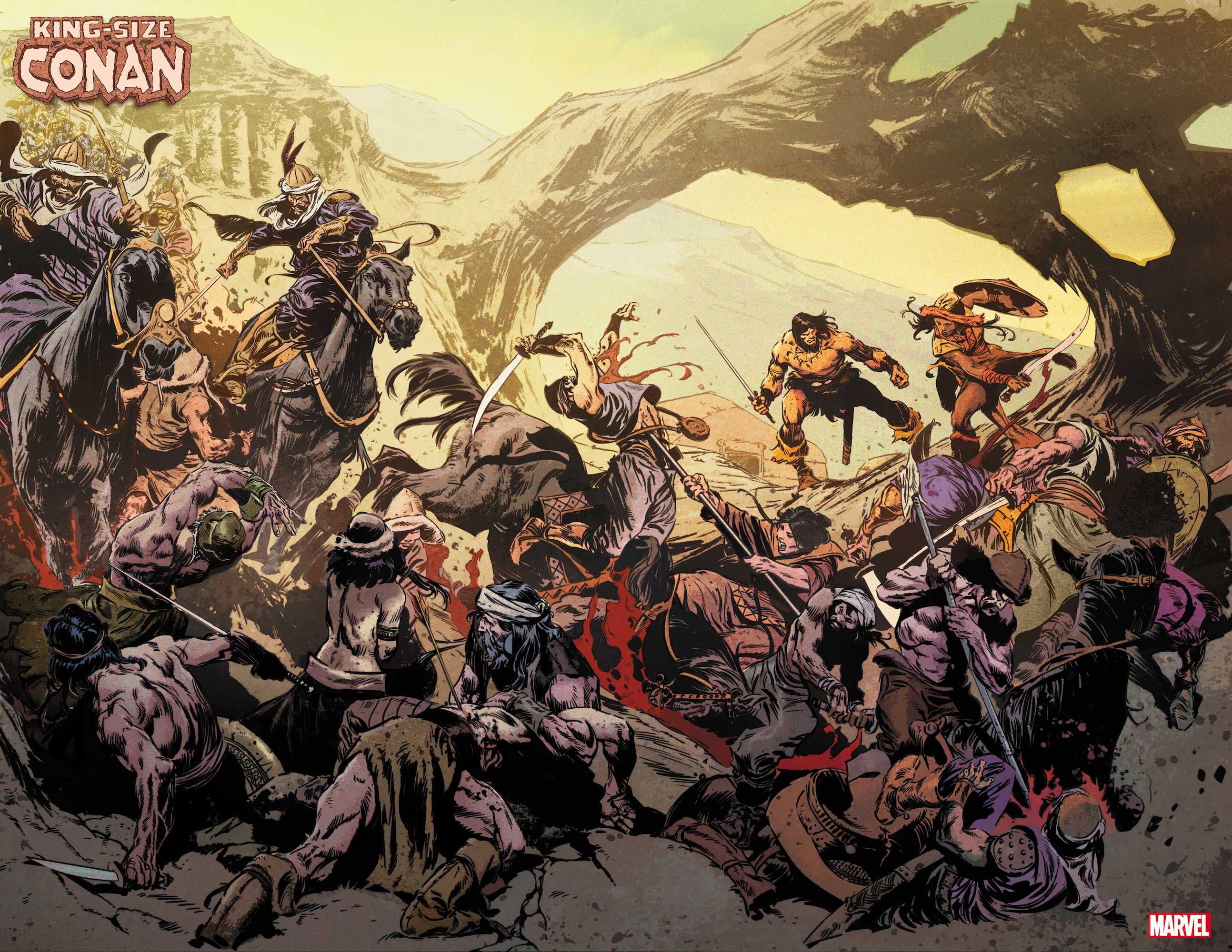 KING-SIZE CONAN #1 preview pages by Roberto de la Torre and Carlos Lopez