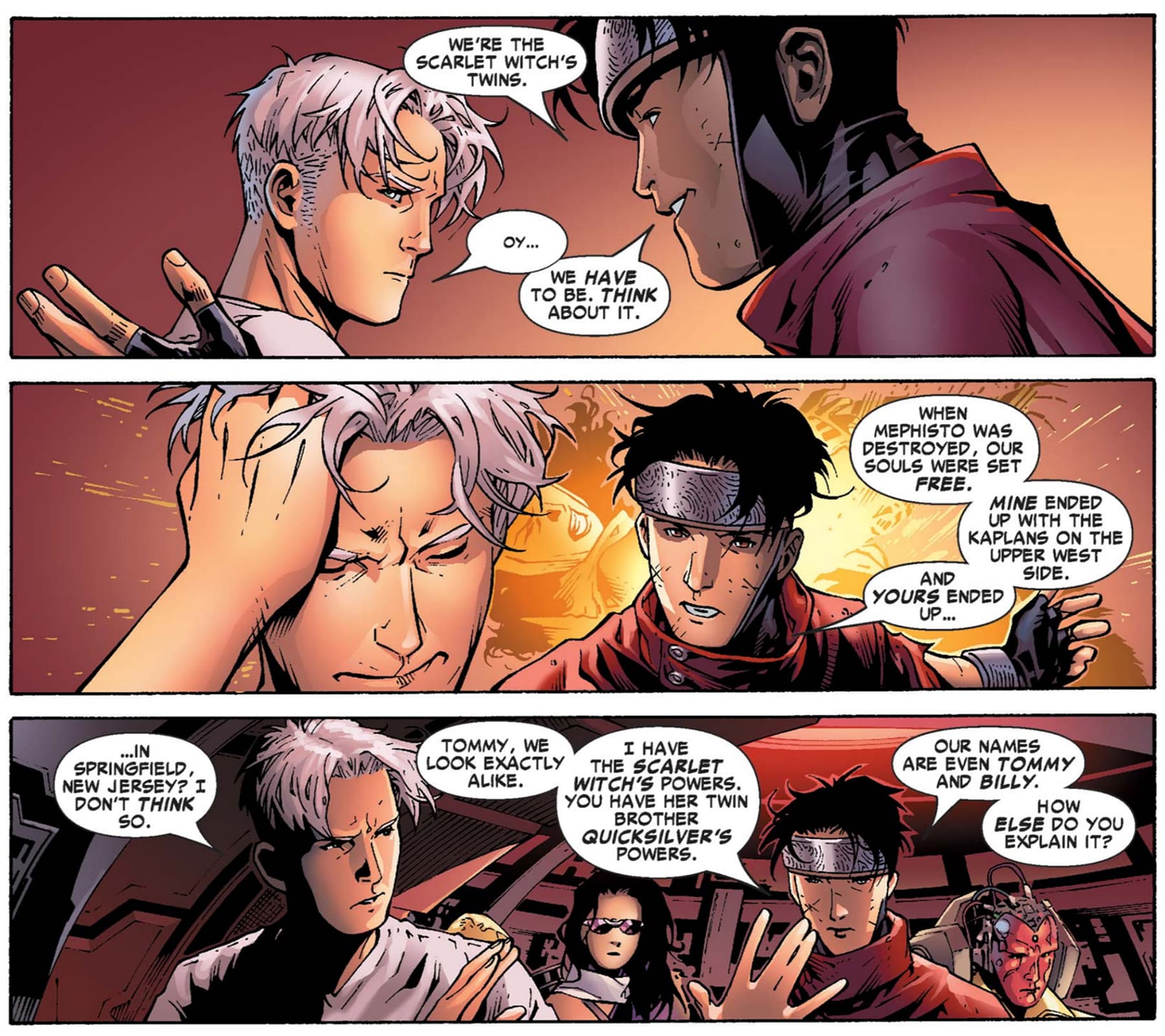 YOUNG AVENGERS (2005) #11 art by Jim Cheung and Justin Ponsor
