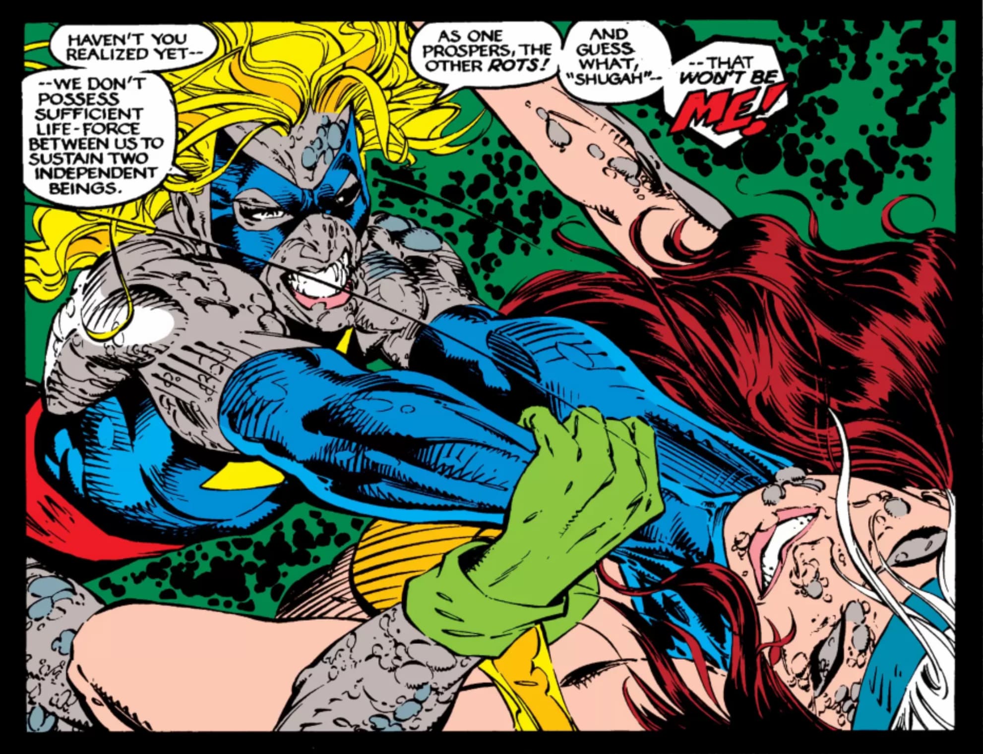 UNCANNY X-MEN (1963) #269 artwork by Jim Lee, Art Thibert, and Steve Buccellato