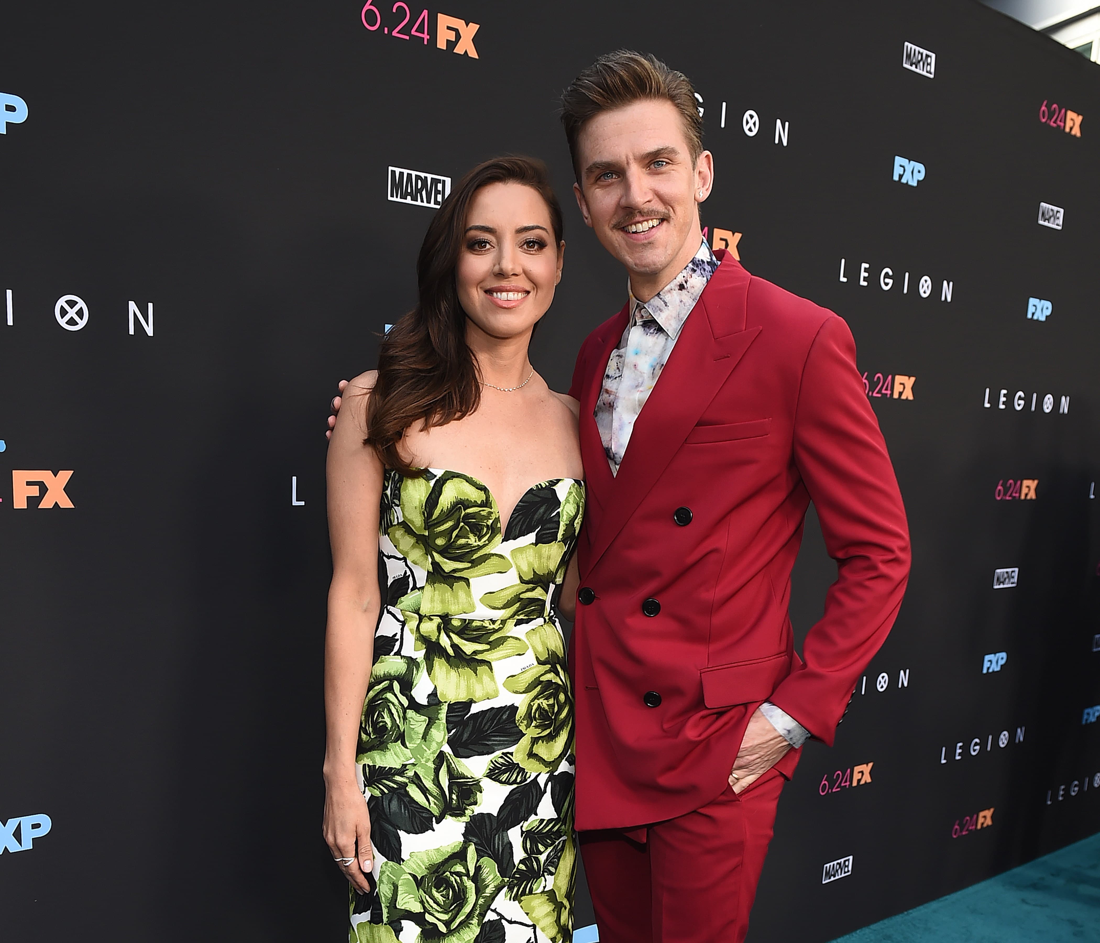 Aubrey Plaza and Dan Stevens (Photo by Frank Micelotta/FX/PictureGroup)