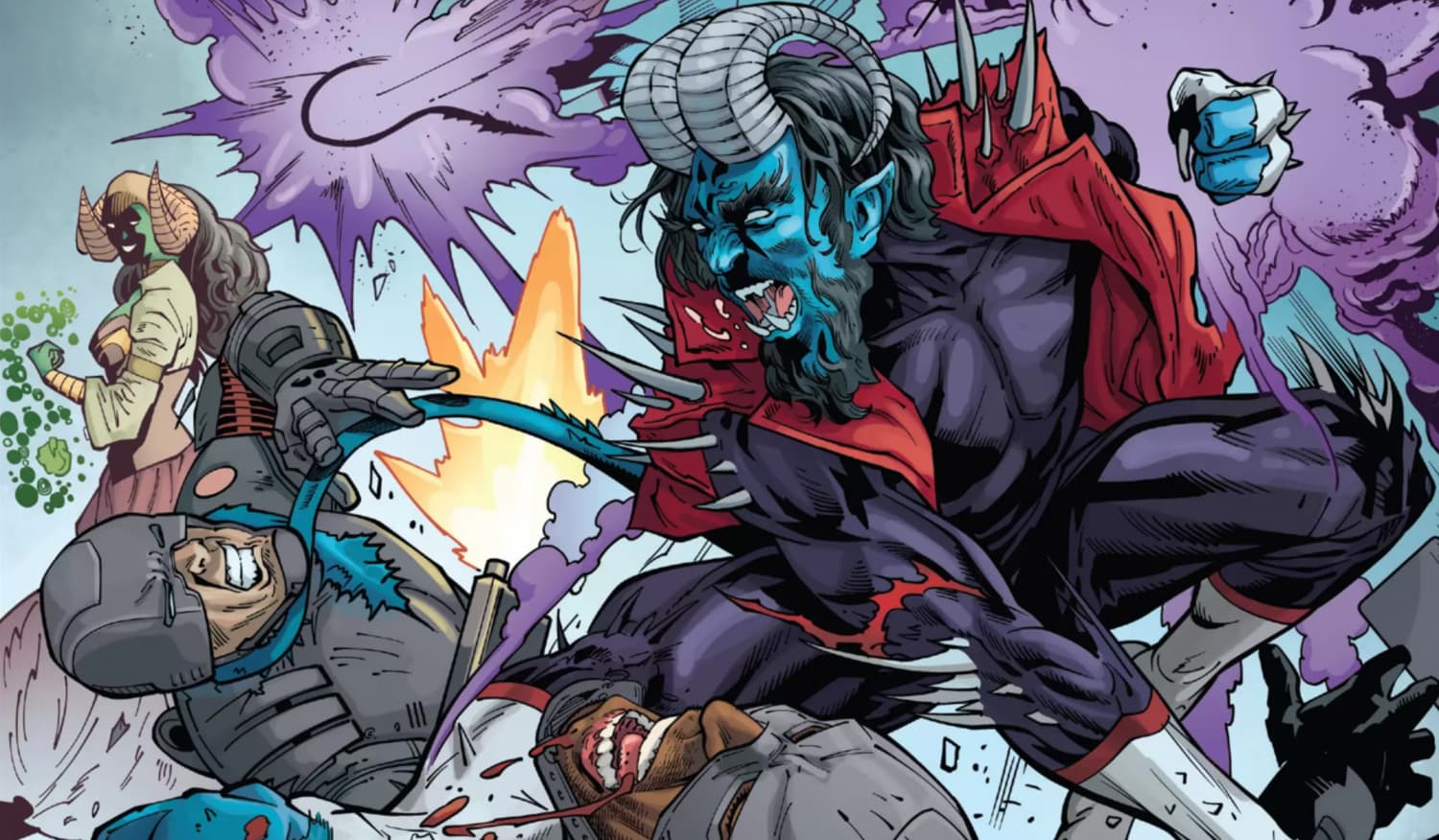 LEGION OF X (2022) #10 panel by Netho Diaz, Sean Parsons, Alvaro Lopez, Java Tartaglia, and Ruth Redmond