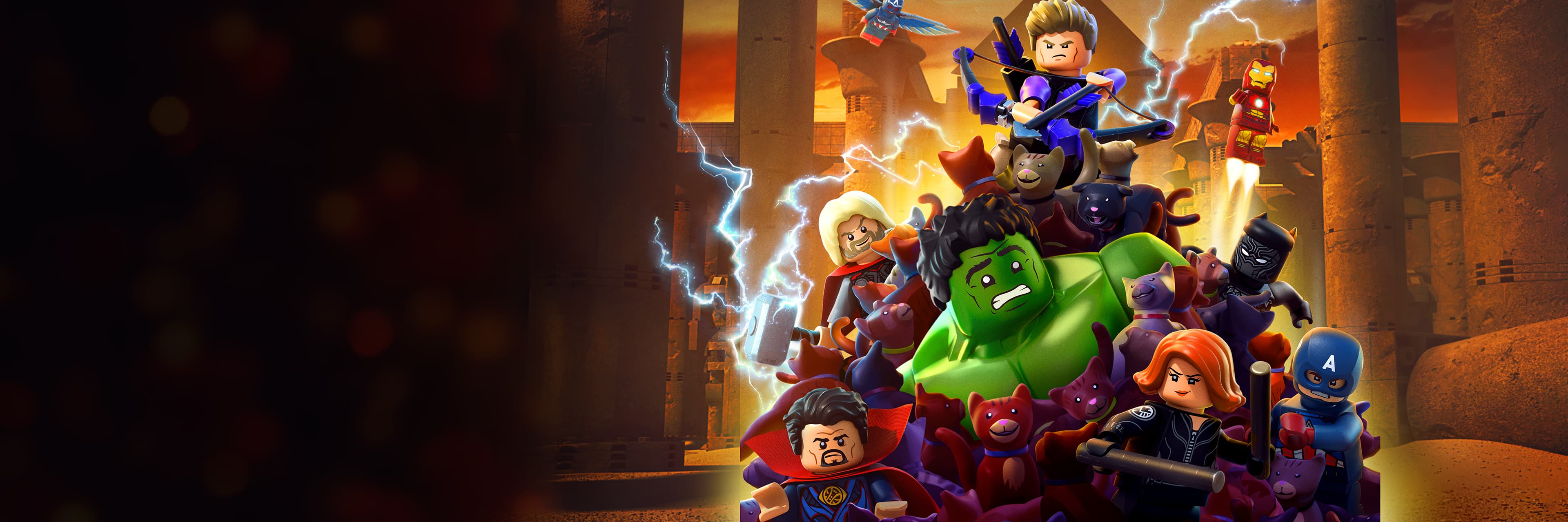 LEGO Marvel Avengers: Strange Tails Disney+ TV Show Season 1 Poster