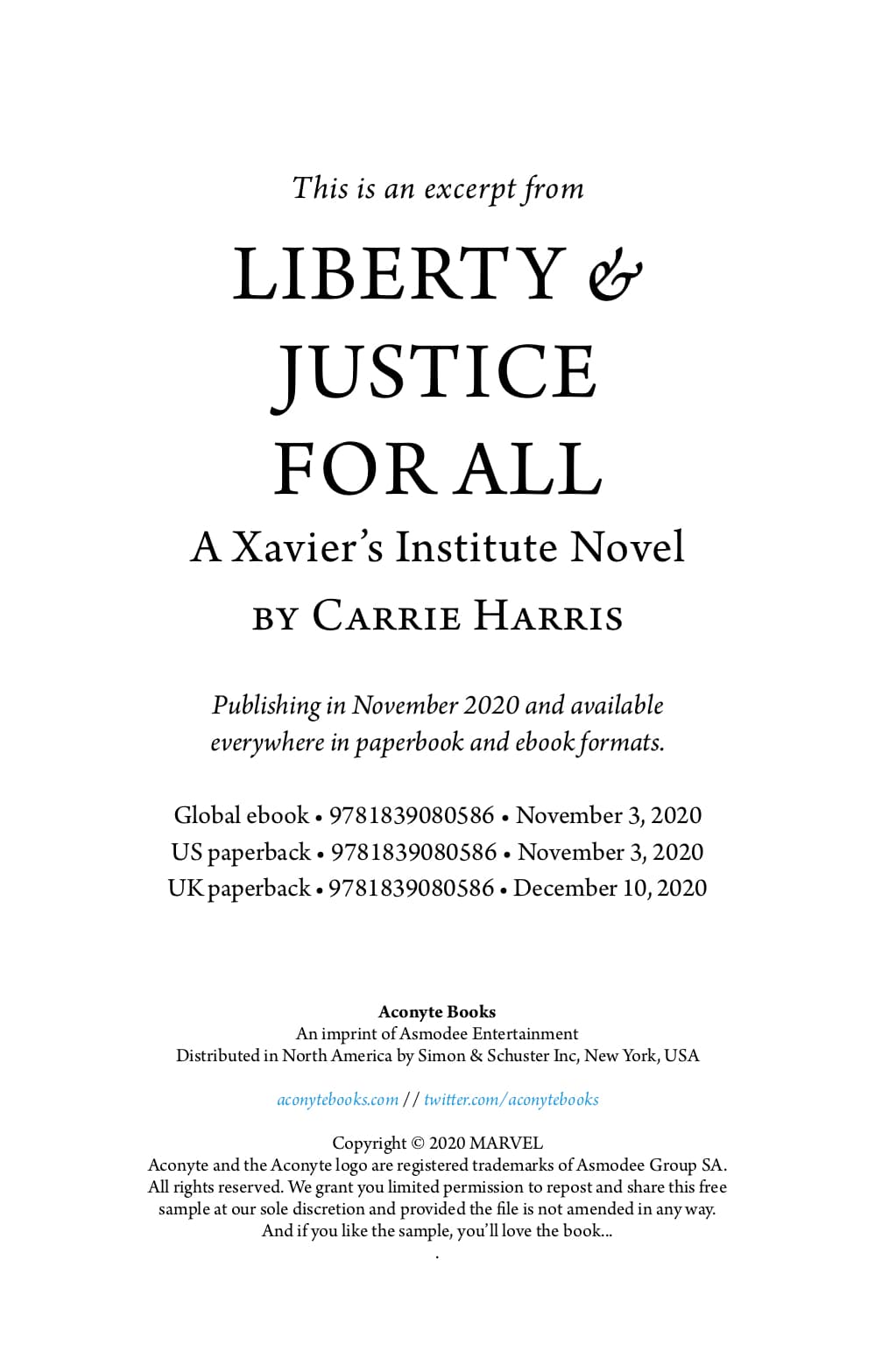 Liberty & Justice For All