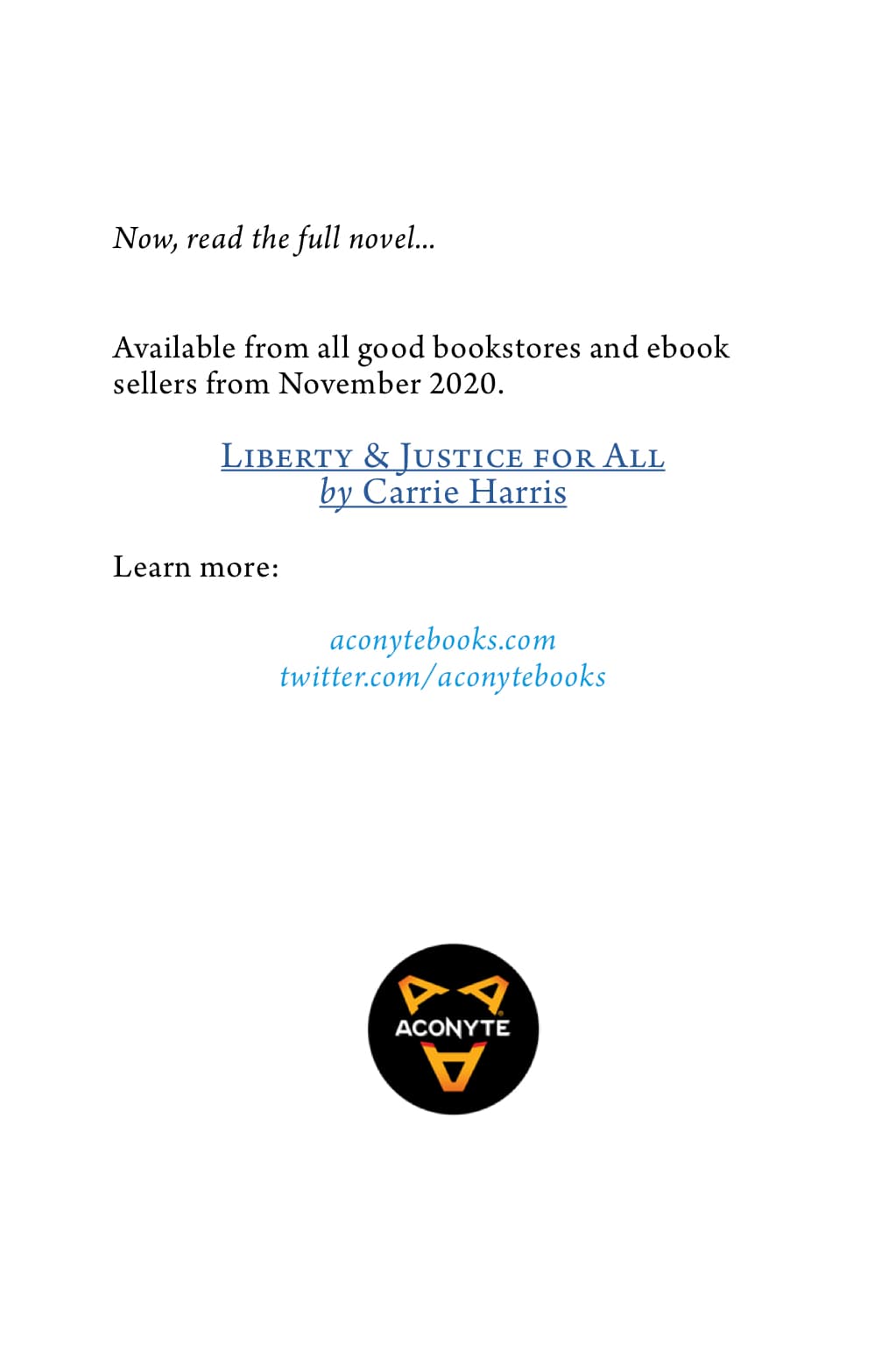 Liberty & Justice For All