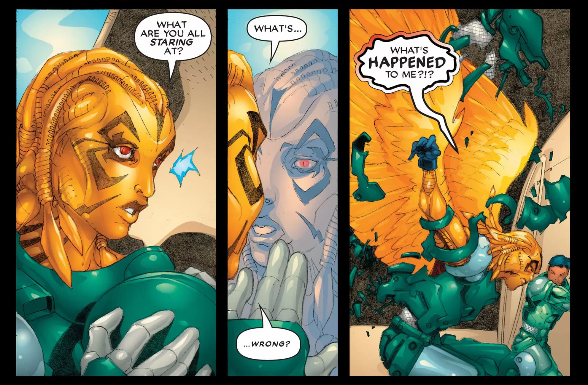 X-TREME X-MEN (2001) #13 artwork by Salvador Larroca and Liquid!