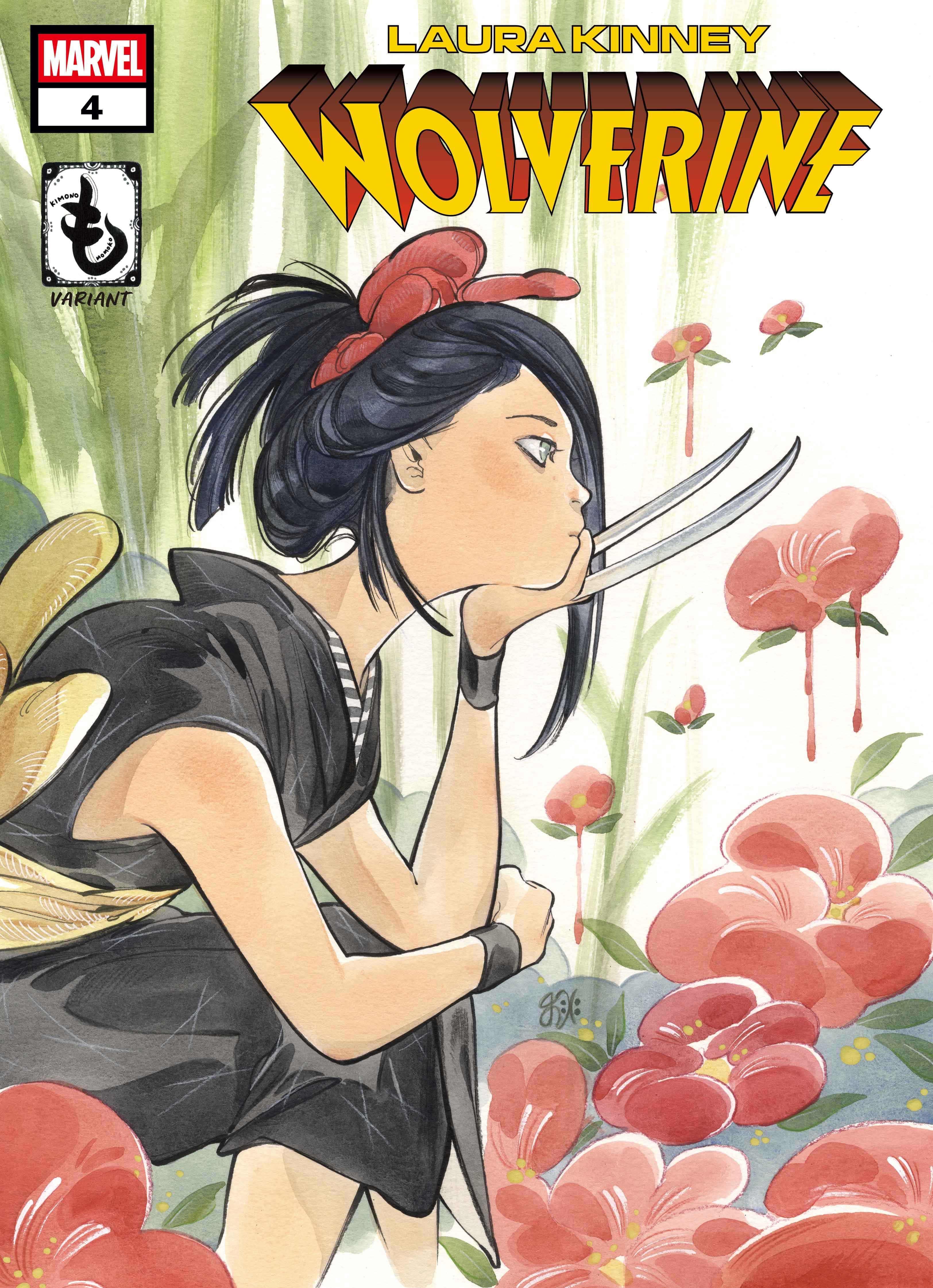 LAURA KINNEY: WOLVERINE #4 Kimono Variant Cover by Peach Momoko