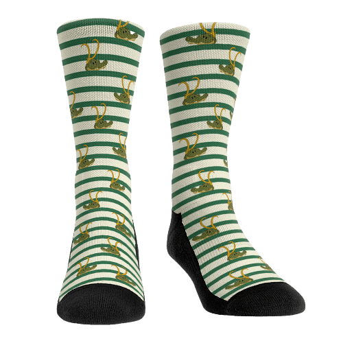 Alligator Loki stripes socks / shop it <a href=https://rockemsocks.com/products/loki-alligator-loki-stripes>here</a>