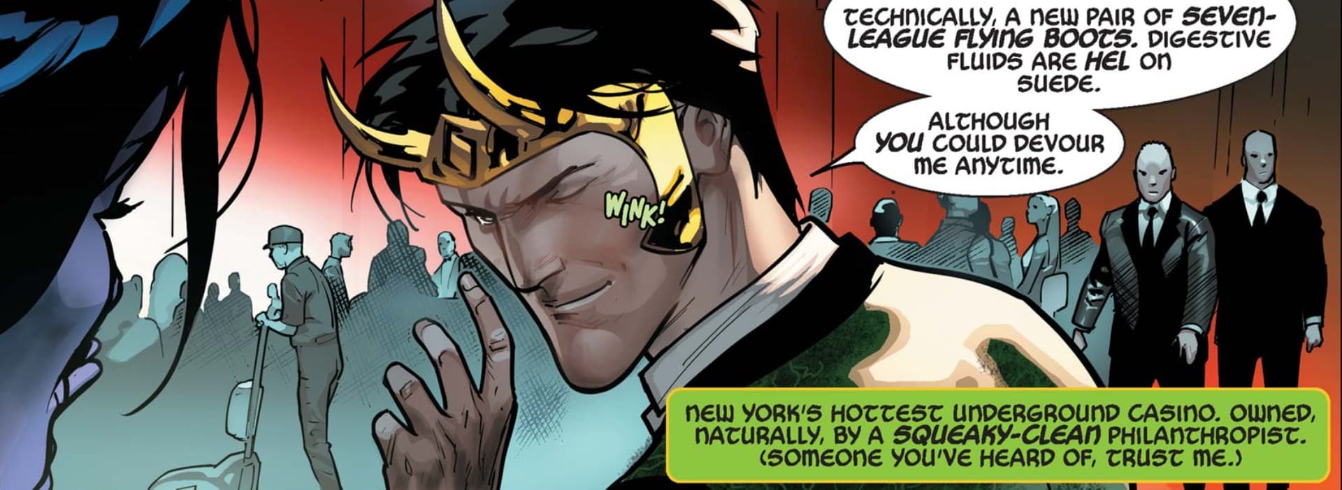 LOKI (2019) #1 panel by Daniel Kibblesmith, Jan Bazaldua, and Clayton Cowles