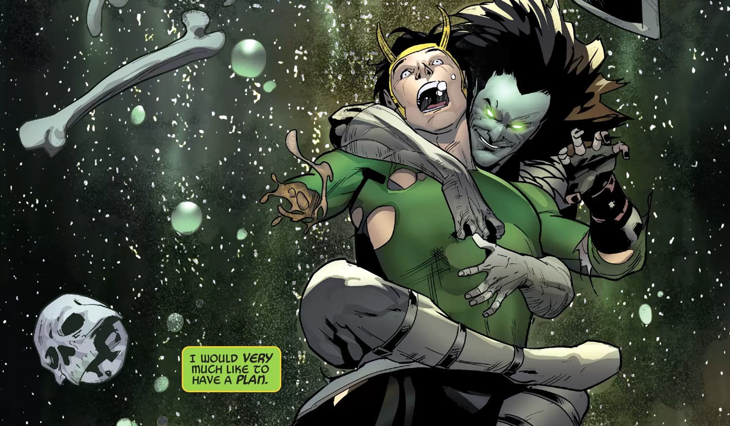 LOKI (2019) #3 artwork by Jan Bazaldua and David Curiel