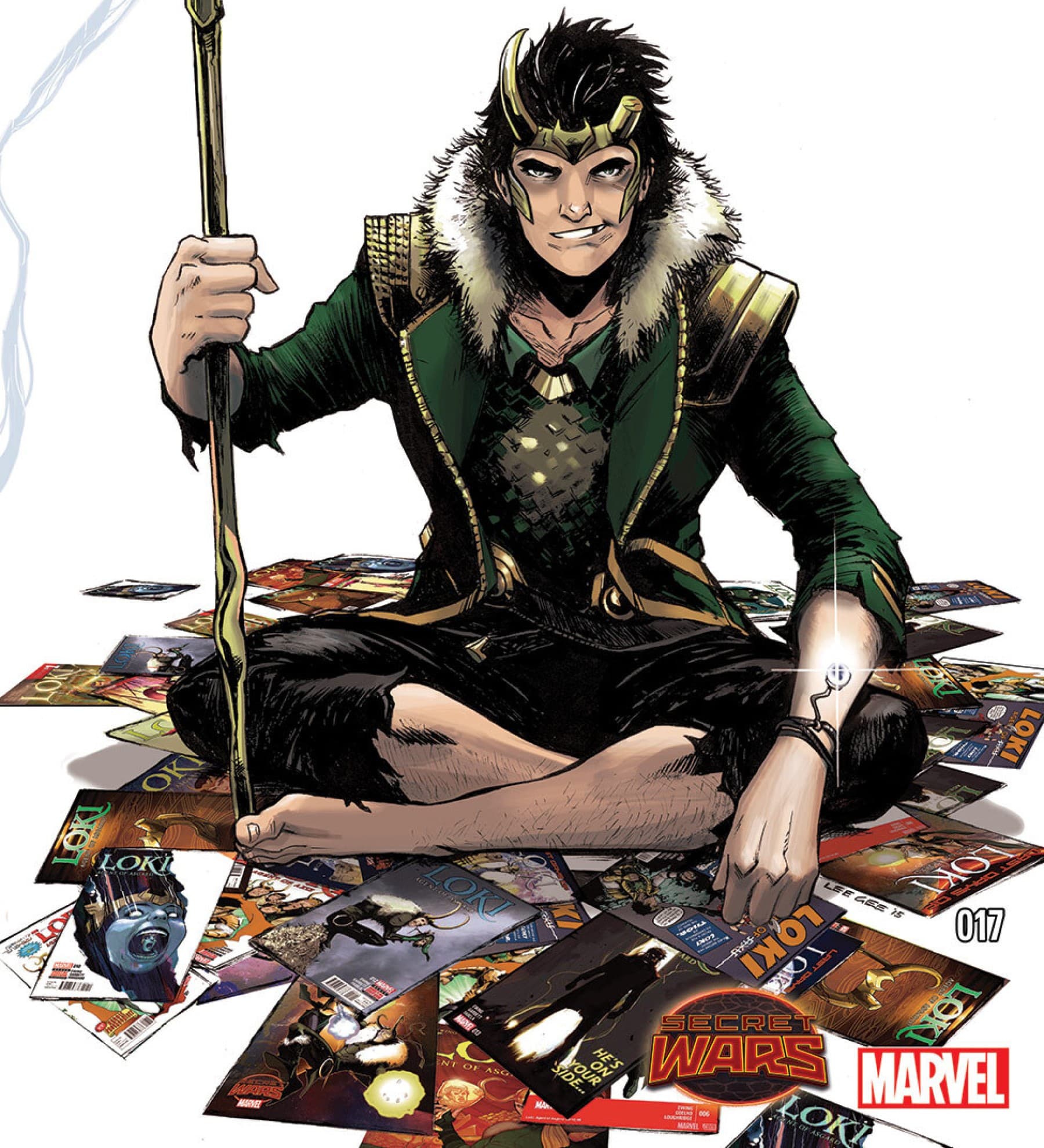 LOKI: AGENT OF ASGARD (2014) #17 cover by Lee Garbett