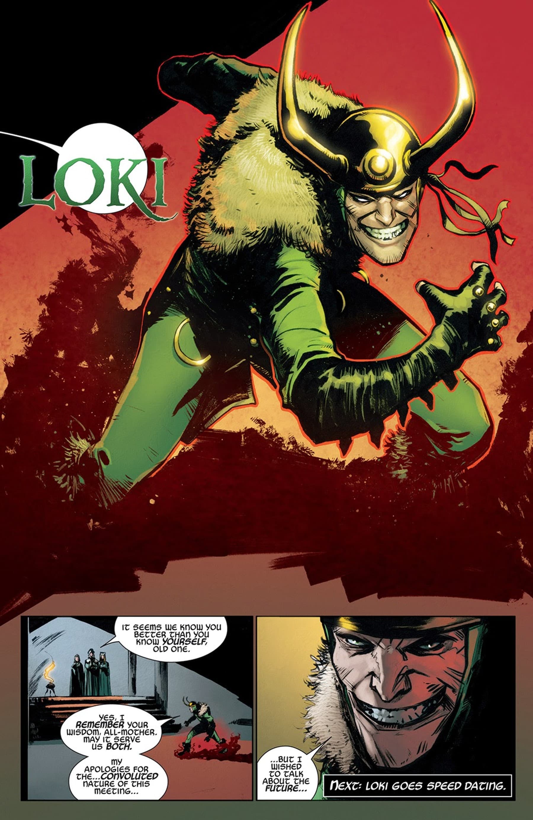 LOKI: AGENT OF ASGARD (2014) #1 page by Al Ewing and Lee Garbett